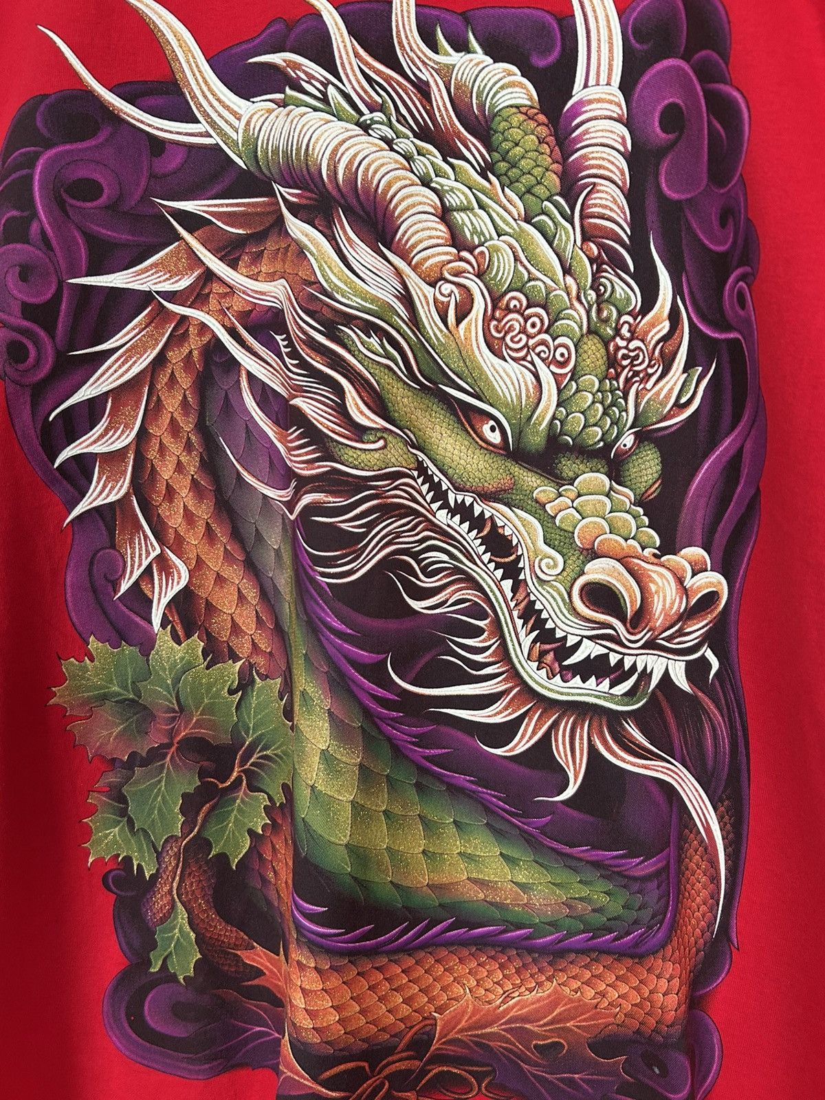 Vintage Vintage Dragon Japanese Graphic Tee Alternative Grunge Size US L / EU 52-54 / 3 - 3 Thumbnail