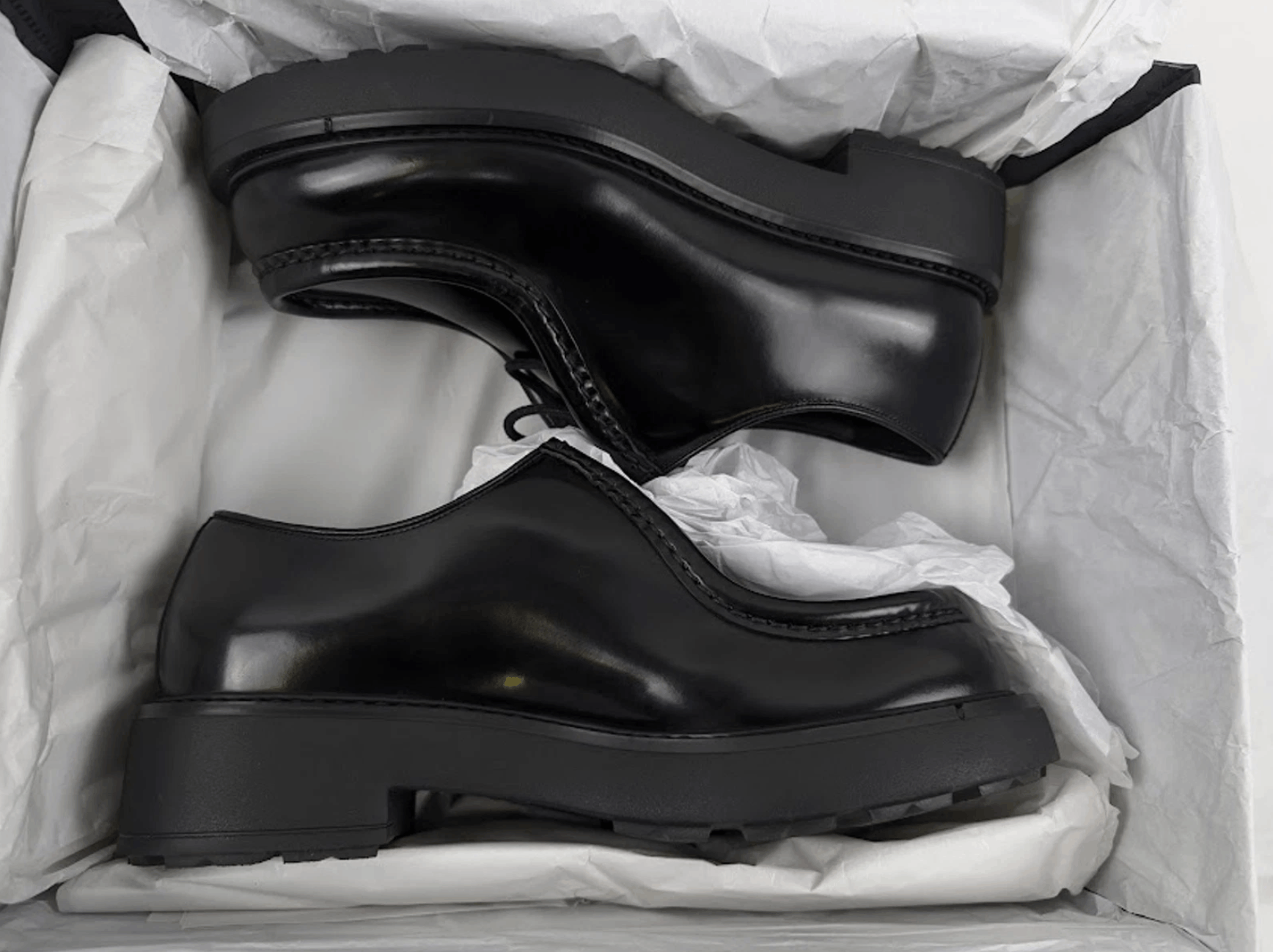 Prada Prada Diapason Raf Simons Derby Loafers Black US 12 Size US 12 / EU 45 - 13 Thumbnail