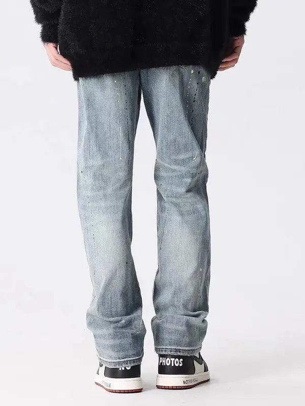 VIBE Retro street wash patched ripped jeans Size US 32 / EU 48 - 2 Thumbnail