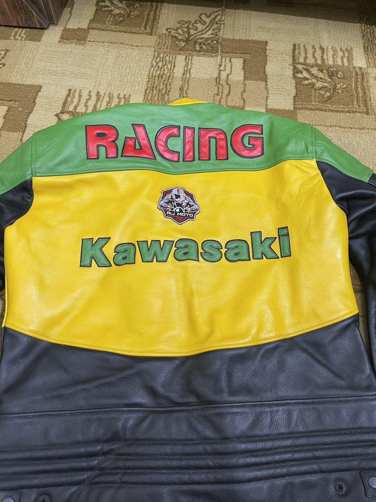 Other Vintage Kawasaki Racing Leather Jacket Mens XL - Women’s XXL Size US XL / EU 56 / 4 - 8 Thumbnail