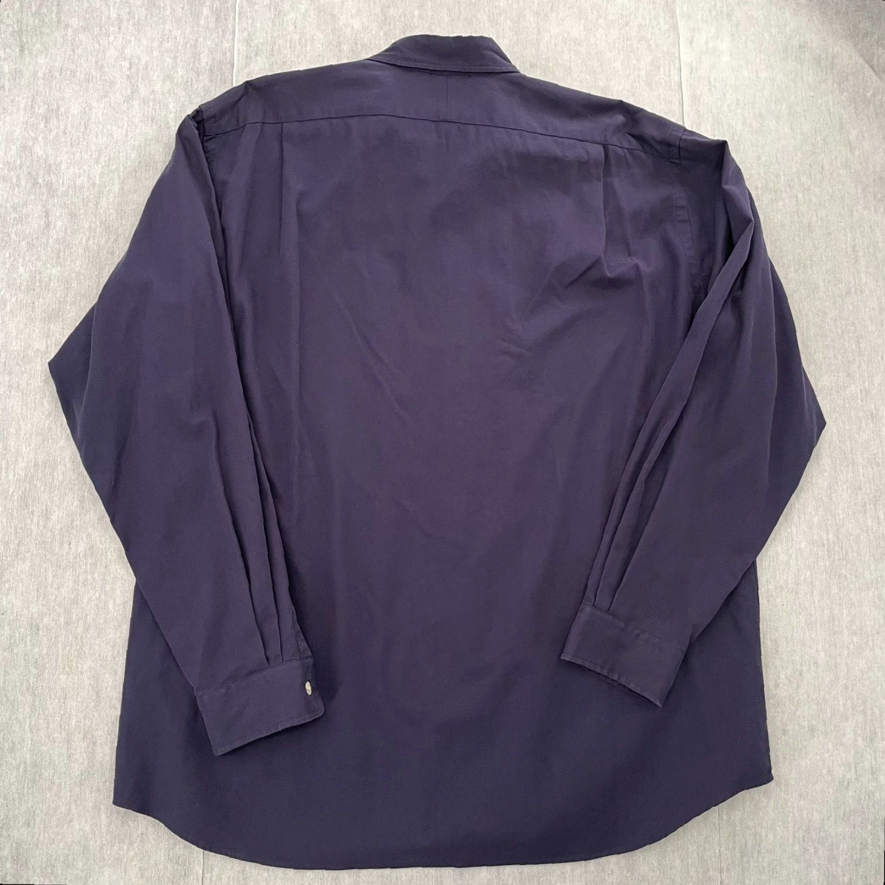 Polo Ralph Lauren Polo Ralph Lauren Shirt Adult XL Purple Lowell Sport Two-Ply Cotton Long Sleeve - Vintage Button-Up, Classic, Preppy, Men's Shirt Size US L / EU 52-54 / 3 - 3 Thumbnail