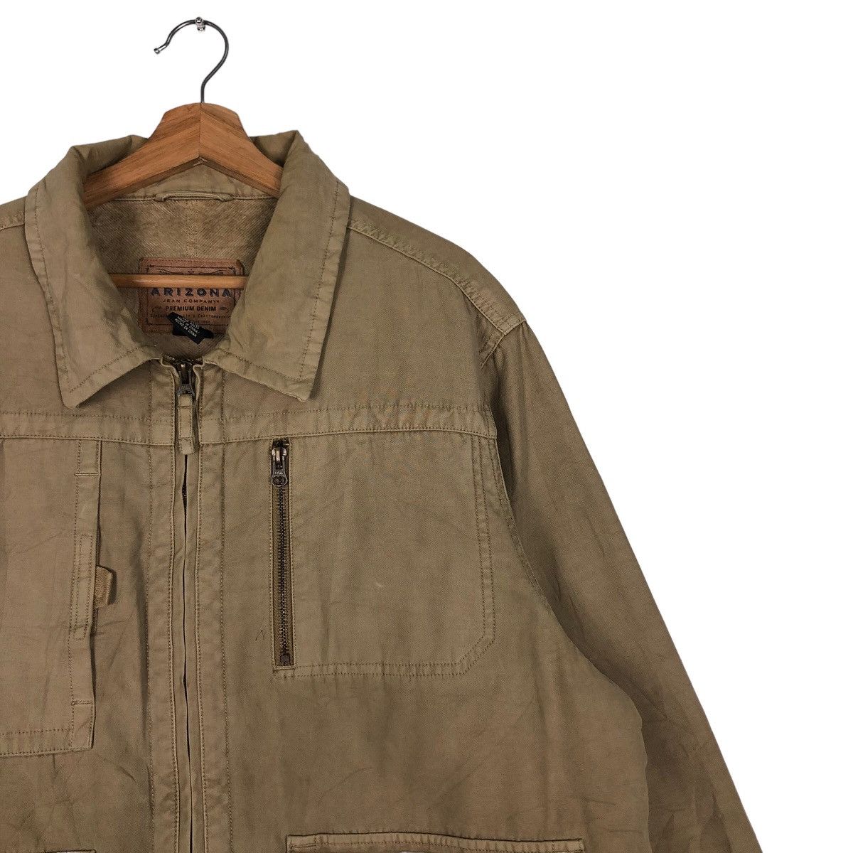 Japanese Brand 🔥Vintage Denim Biker Jacket Arizona Issey Miyake Japan Size US L / EU 52-54 / 3 - 6 Thumbnail