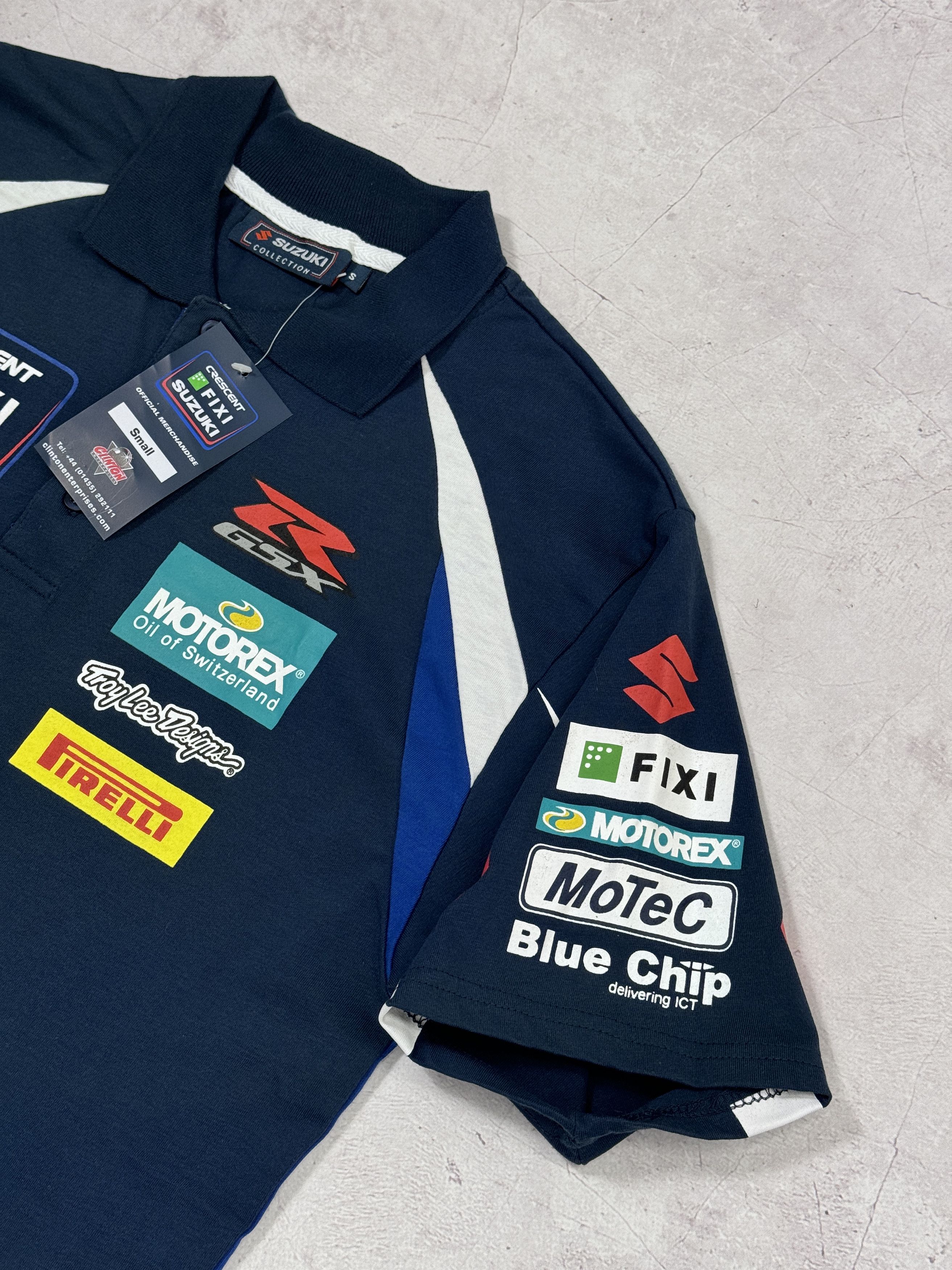 Other Crescent Fixi Suzuki World Superbike Team Polo T-Shirt Size US S / EU 44-46 / 1 - 8 Thumbnail