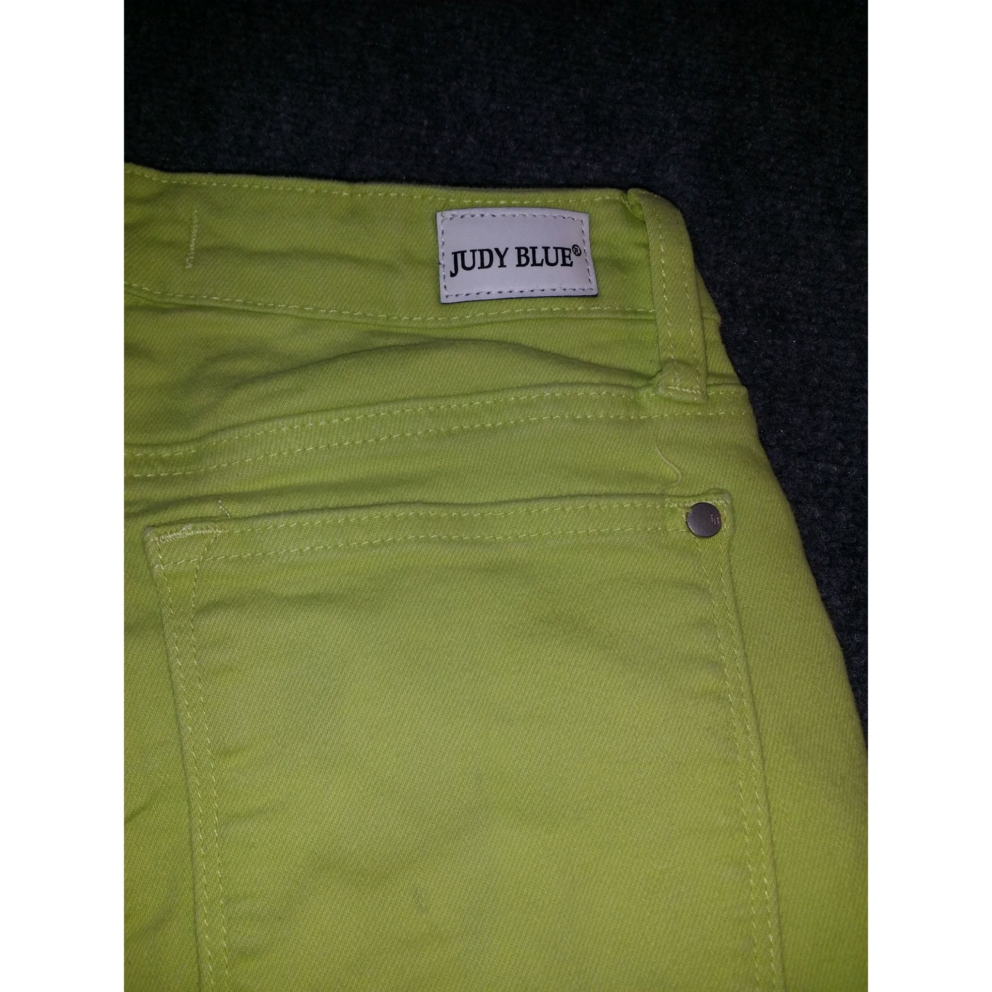 Judy Blue Judy Blue Los Angeles Jeans Women Sz 5/27 Slim Fit Lime Gree Size 27" / US 4 / IT 40 - 7 Thumbnail