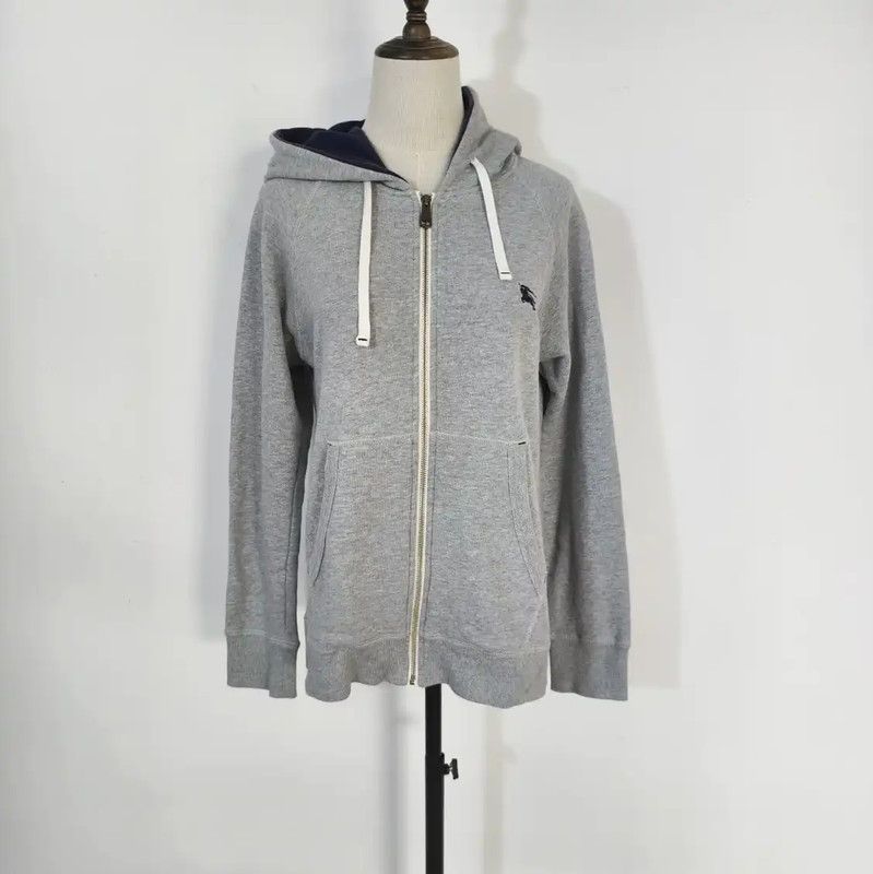 Burberry Burberry Gray Cotton Women's Long Sleeve Cardigan Size M / US 6-8 / IT 42-44 - 1 Thumbnail