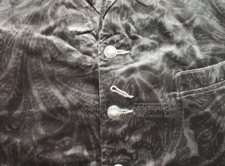 RRL Ralph Lauren RRL Ralph Lauren 24AW new black flocked triangle notch col Size US M / EU 48-50 / 2 - 2 Thumbnail
