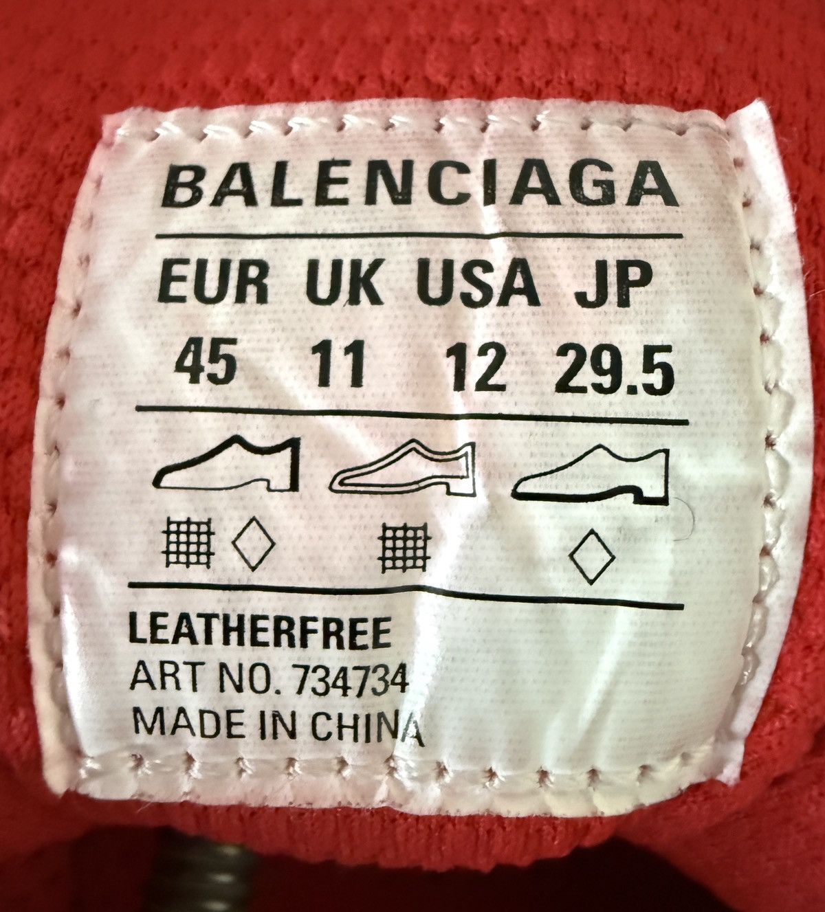 Balenciaga Balenciaga 3XL Red Size US 12 / EU 45 - 8 Thumbnail