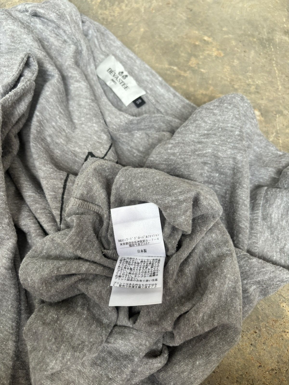 Designer × Japanese Brand 2016 Devastee paris Tshirt Made in japan Size ONE SIZE - 5 Thumbnail