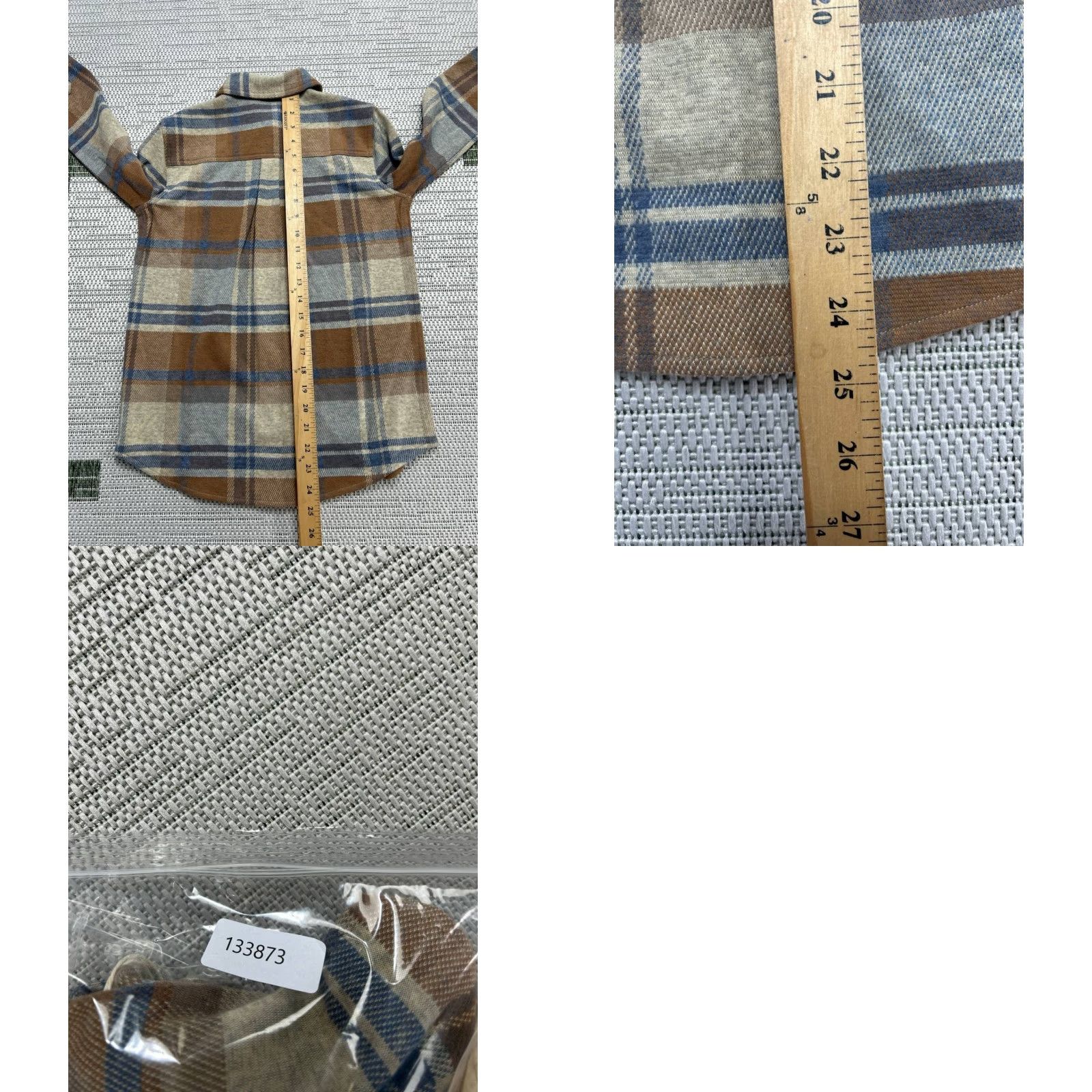 Faherty Faherty Shirt Womens XS Blue Button-Up Plaid Flannel Card IGNORE? Size XS / US 0-2 / IT 36-38 - 8 Thumbnail