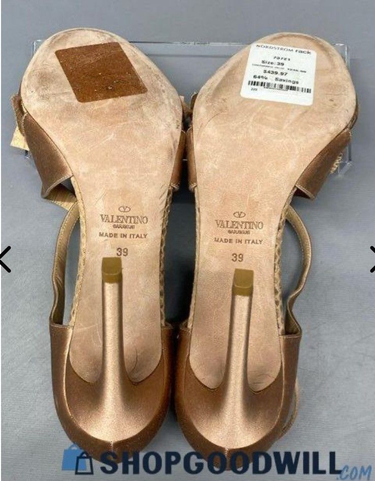 Valentino Authenticated Valentino Heels, Neutral/Pinkish , USW 9 Size US 9 / IT 39 - 12 Thumbnail