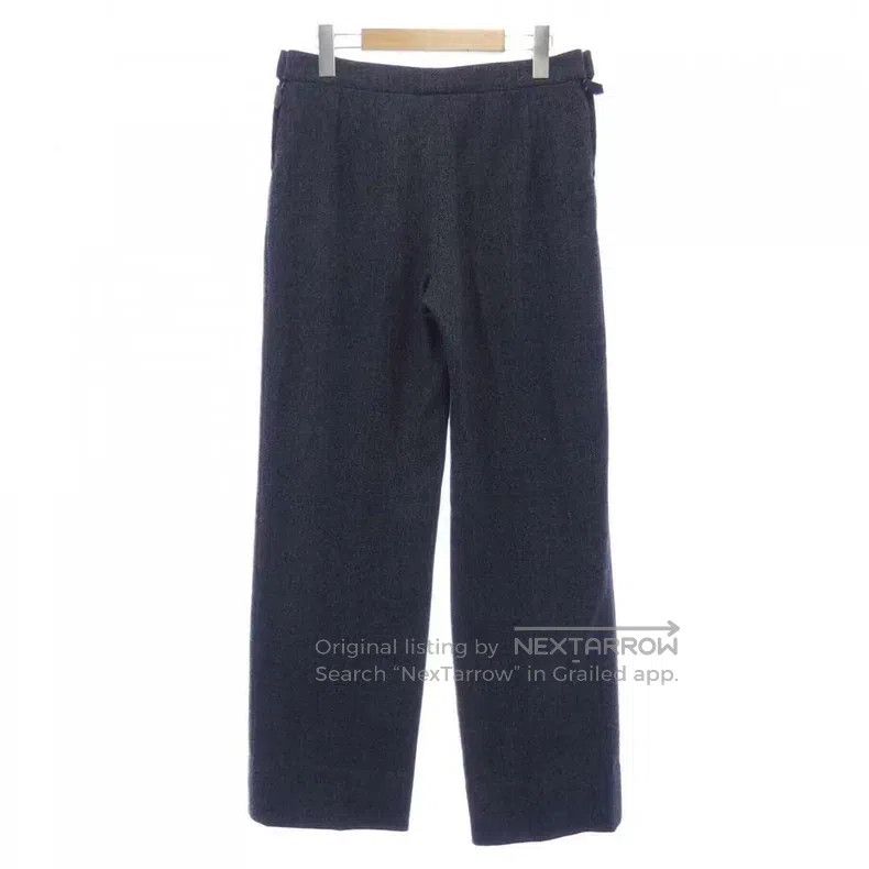 Hermes Hermes Cashmere Wool Blend Double-Sided Zipper Pants with Size 42" / US 20 - 2 Thumbnail