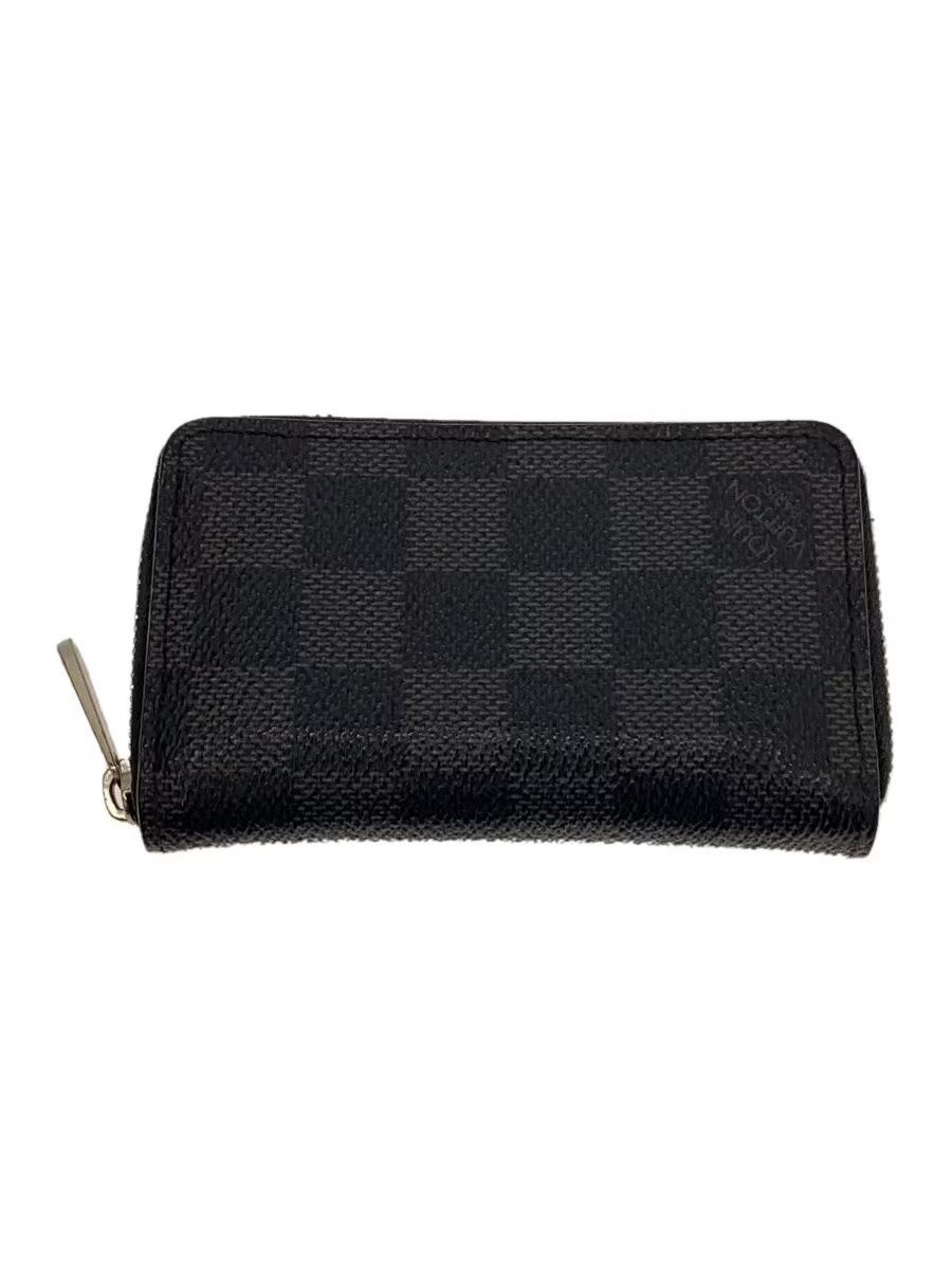Louis Vuitton Damier Graphite Zippy Coin Purse Black