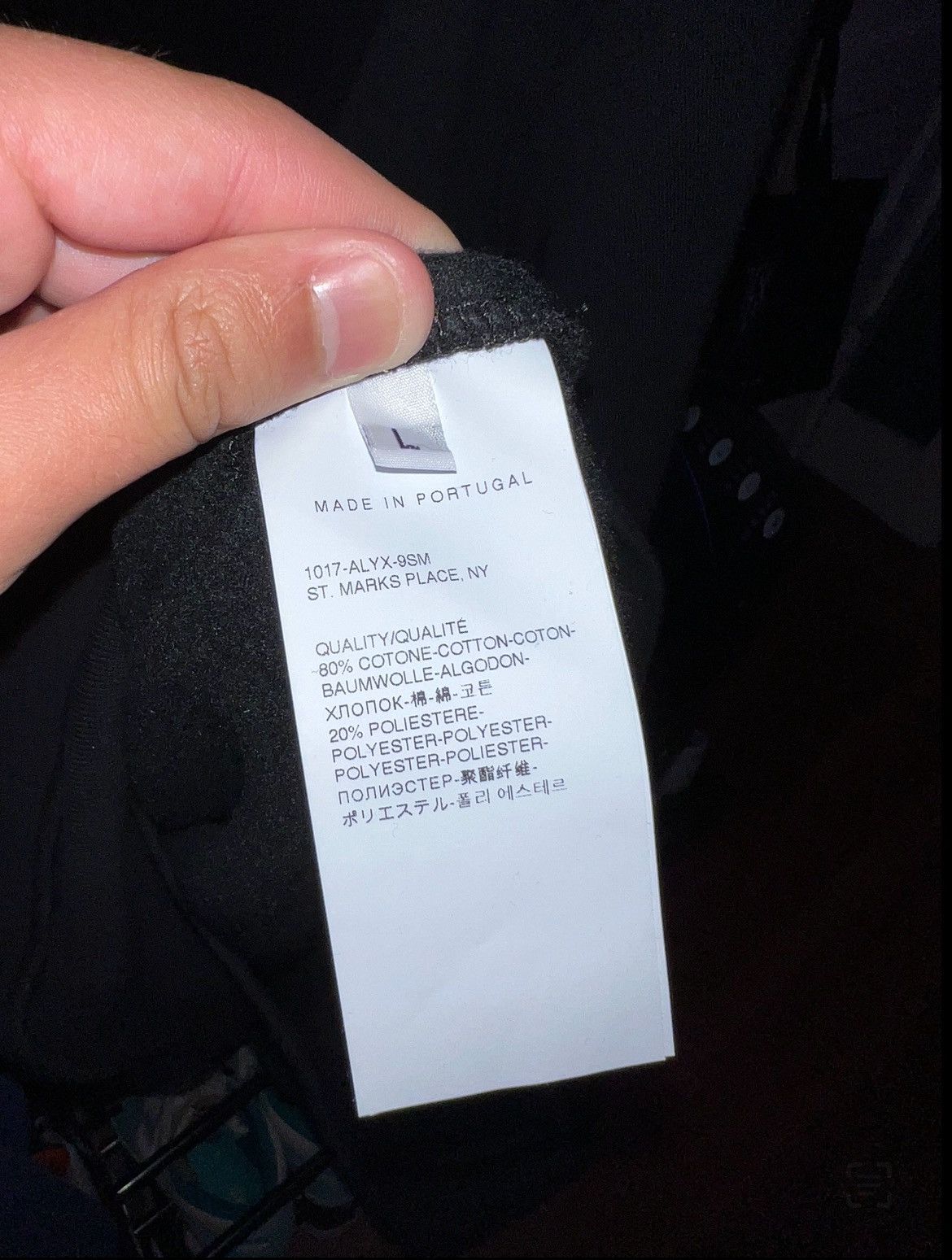1017 ALYX 9SM 1017 Alyx 9SM Hoodie Black Size Large Size US L / EU 52-54 / 3 - 9 Thumbnail