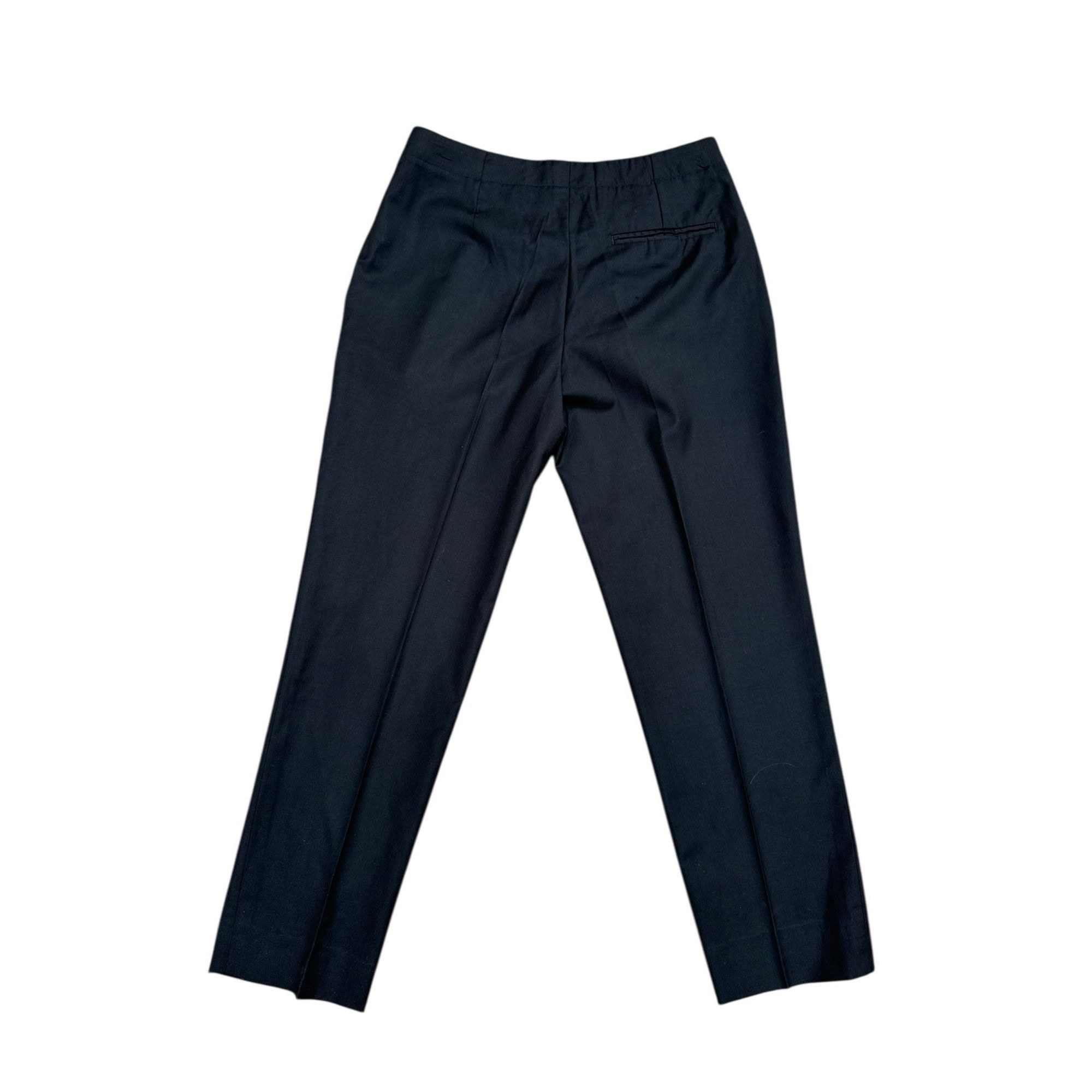 Hermes Black Virgin Wool Tailored Pants Size 26" / US 2 / IT 38 - 4 Thumbnail