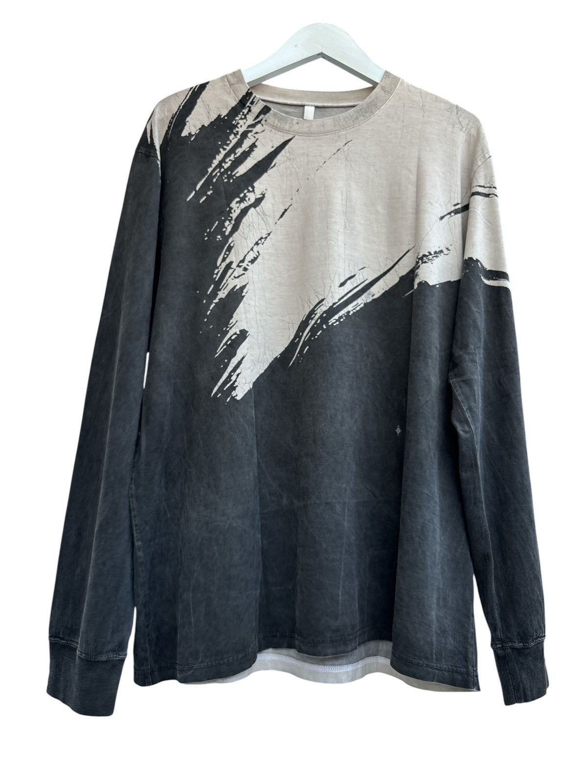 Kazuyuki Kumagai Attachment SAMPLE Brushed Stroke Washed T-shirt Size US L / EU 52-54 / 3 - 1 Thumbnail