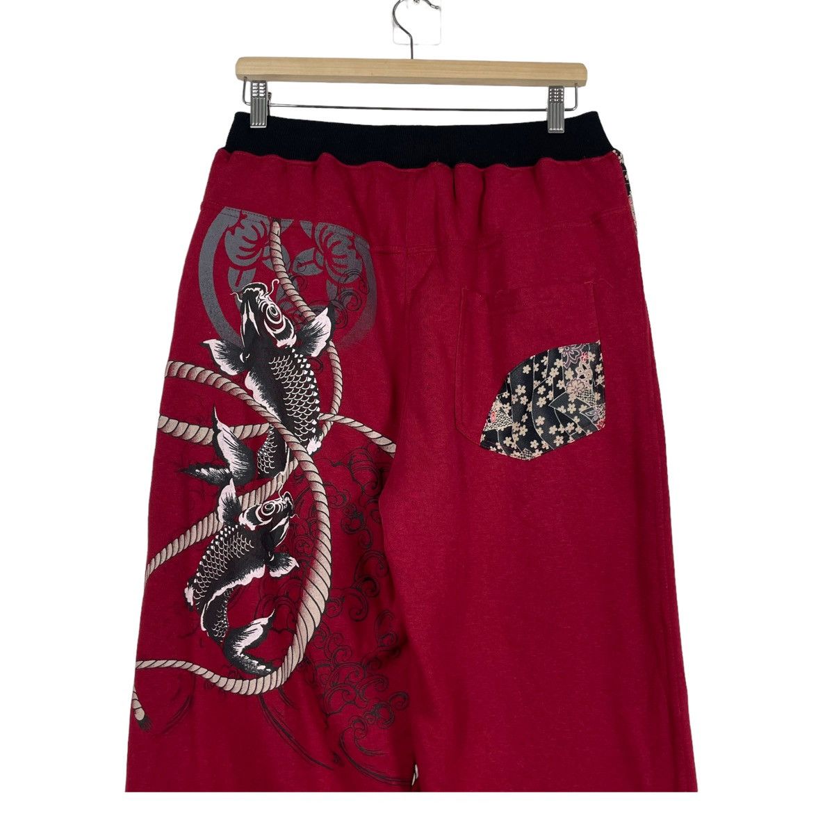 Japanese Brand 💥JAPANESE DRAGON MOTIF SUKAJAN SWEATPANT Size US 30 / EU 46 - 5 Thumbnail
