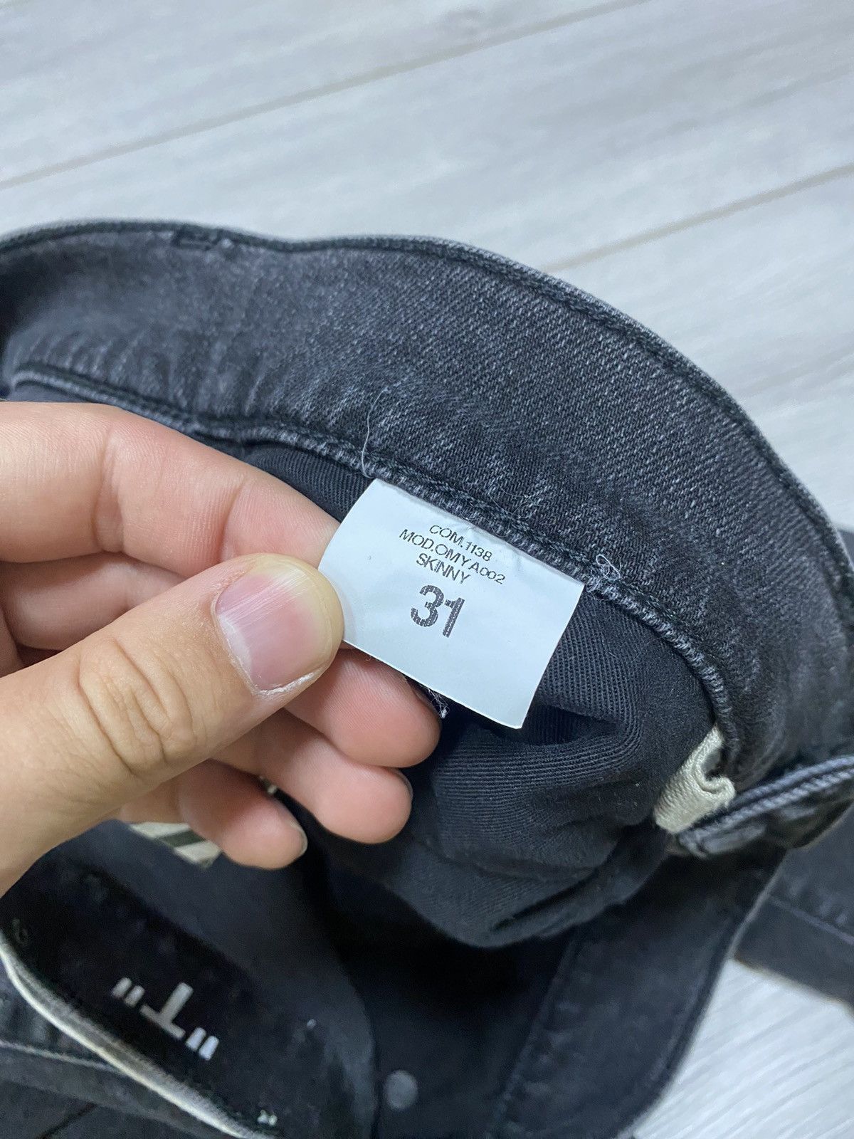Off-White Off-White tape T 2013 Fire line do not cross jeans Size US 31 - 8 Thumbnail