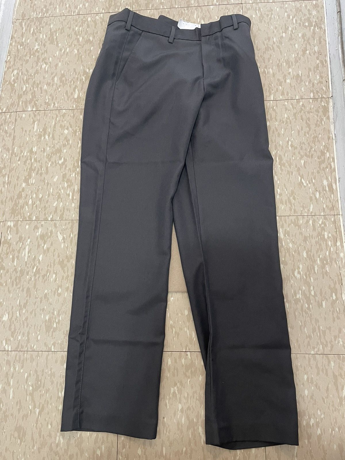 Designer Flynn O'Hara Uniform Men's Gray Pants relaxed fit SIze 33x Size US 33 - 5 Thumbnail