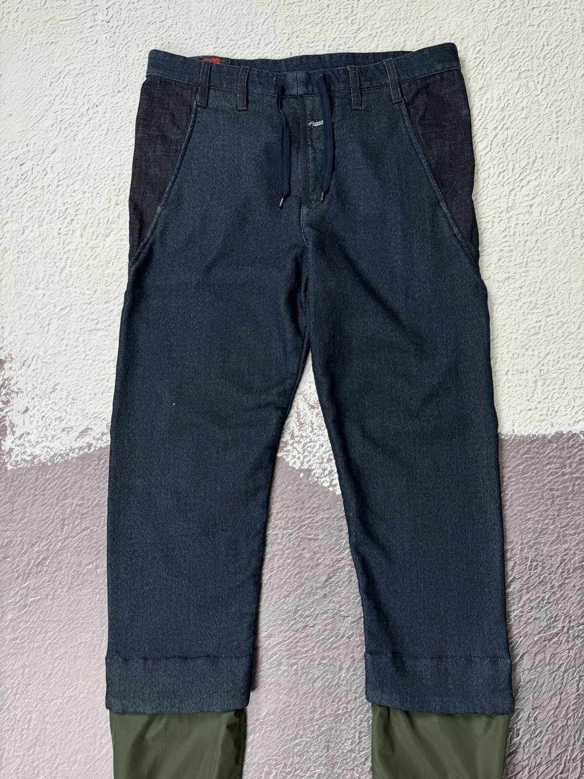 Marithe + Francois Girbaud Le Jean de Marithe Francois Girbaud denim nylon hybrid pants Size US 33 - 7 Thumbnail