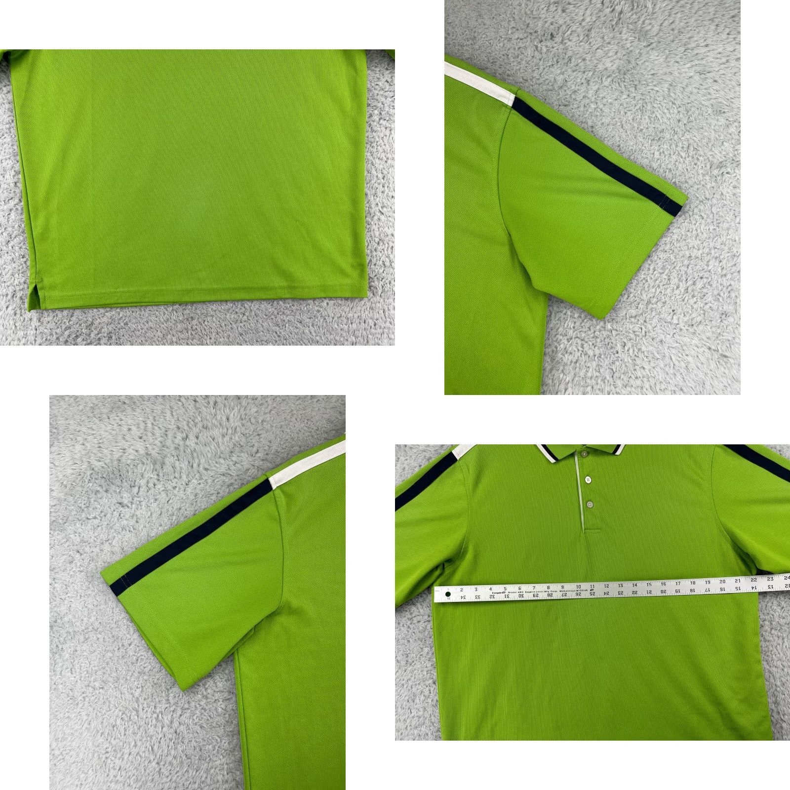 Vintage Walter Hagen Polo Shirt Mens L Green 100% Polyester Golf Lightweight Casual Everyday Shirts Size US L / EU 52-54 / 3 - 8 Thumbnail