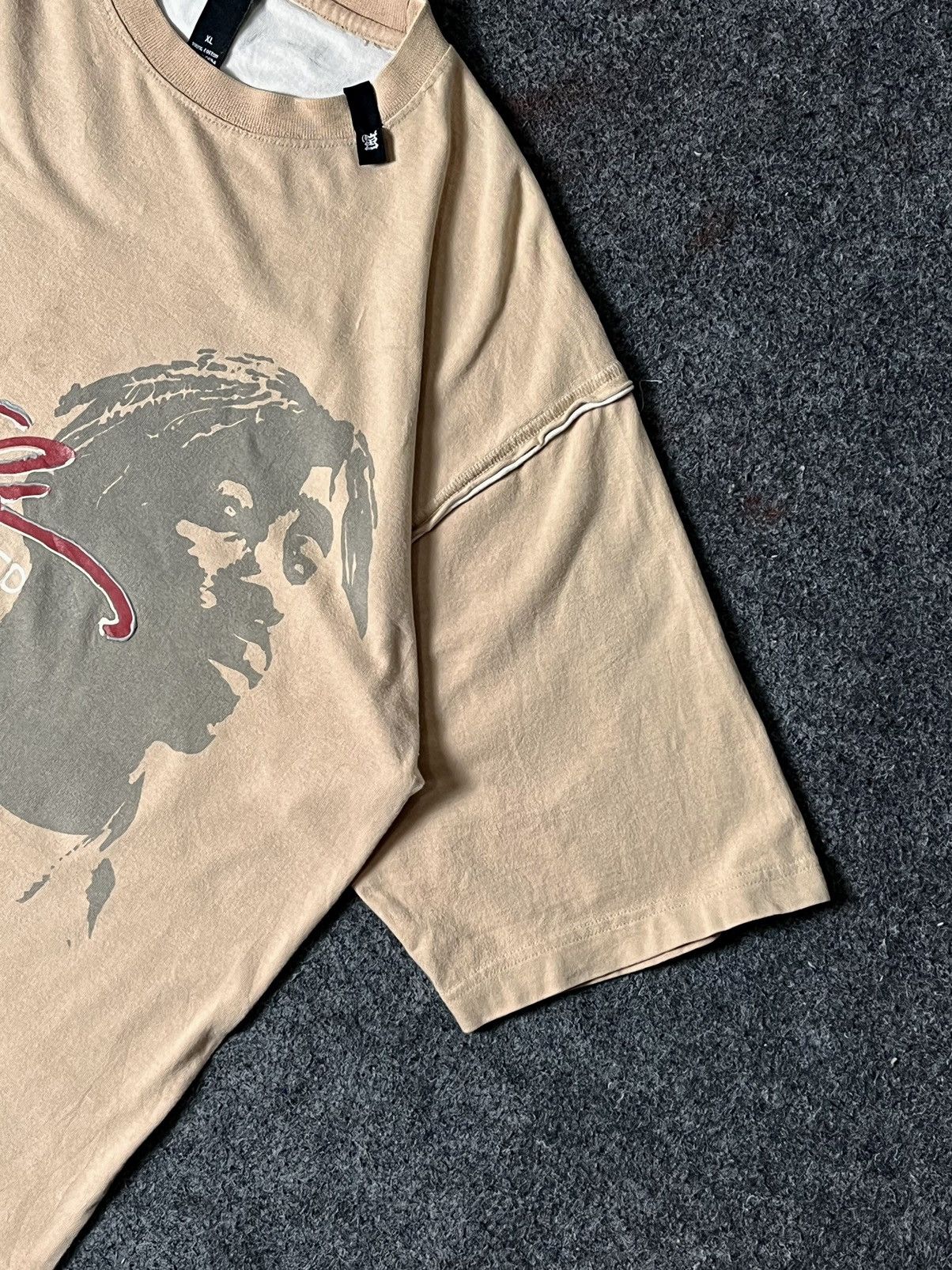 Makaveli × Vintage Y2K HIPHOP T SHIRT MAKAVELI BRANDED BY 2PAC SHAKUR KARL KANI Size US XL / EU 56 / 4 - 7 Thumbnail