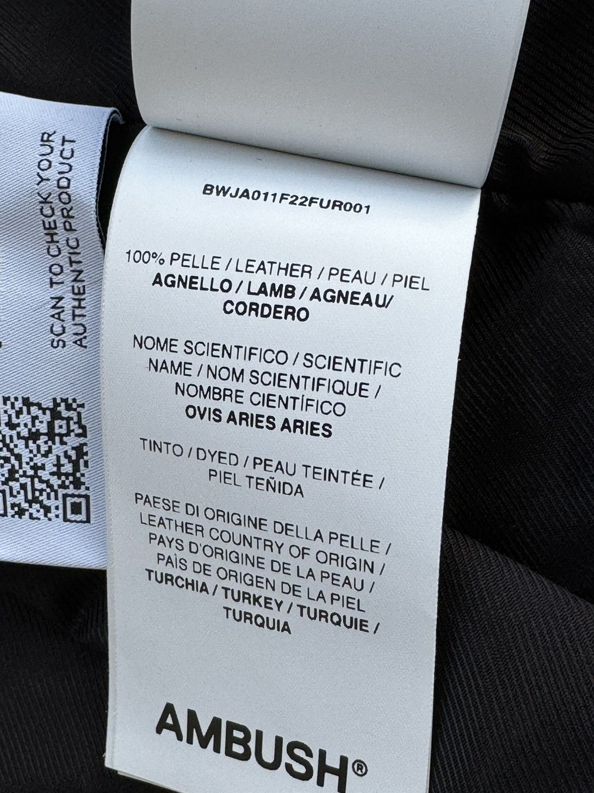 Ambush Design New Ambush leather shearling mongolian coat, size S Size S / US 4 / IT 40 - 11 Thumbnail