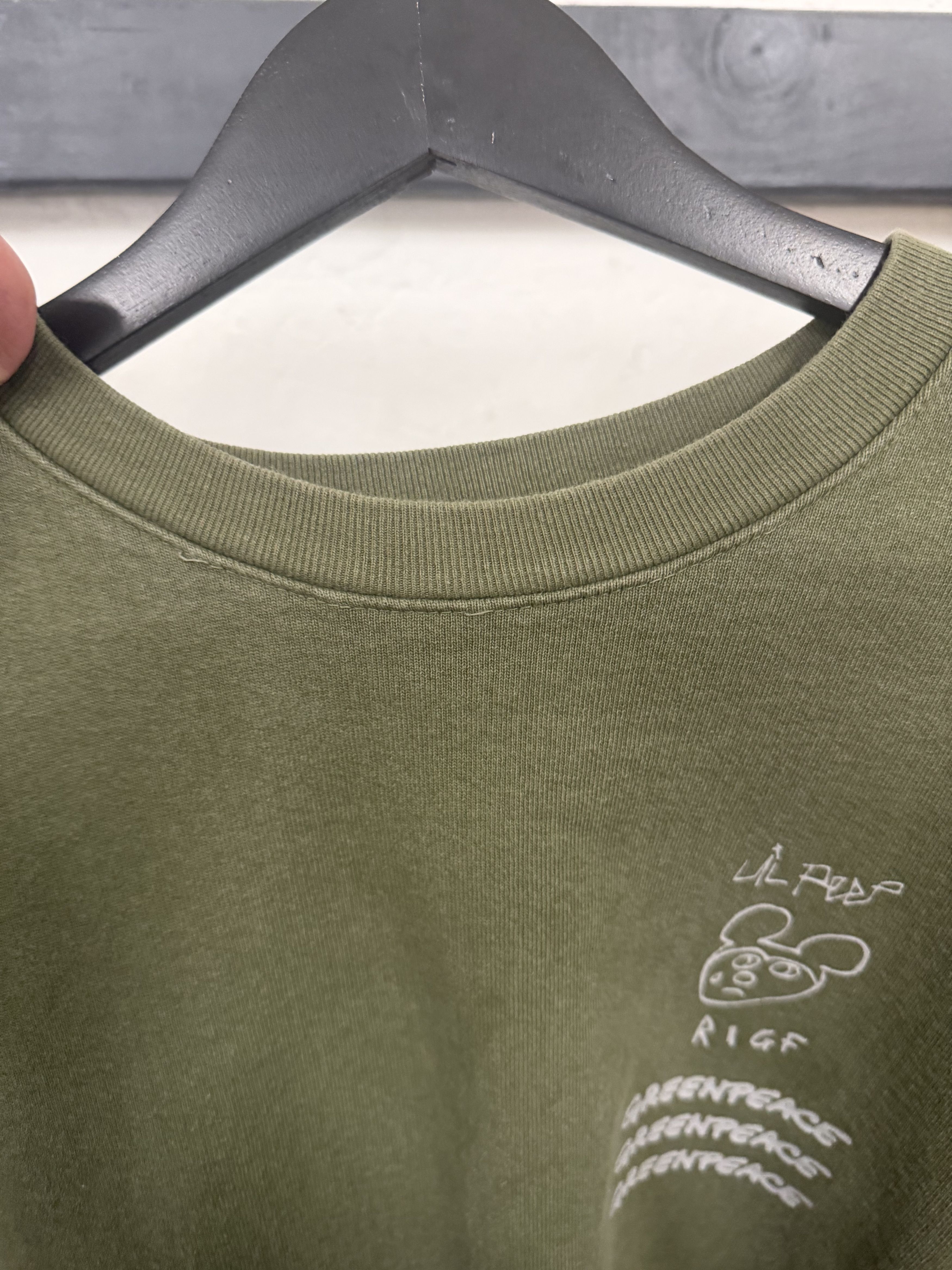 Lil Peep × ROSE IN GOOD FAITH Lil Peep x Rose In Good Faith Greenpeace Sweatshirt Size US XL / EU 56 / 4 - 6 Thumbnail