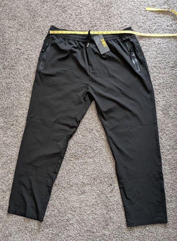 Other TBMPOY black athletic zippered pockets black joggers pants Size 38" / US 16 / IT 52 - 2 Thumbnail