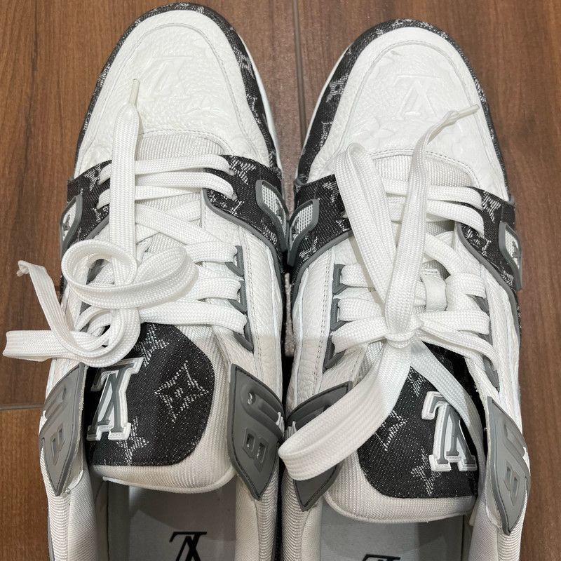 Louis Vuitton Louis Vuitton Low-Top Trainer Sneakers in Gray -2508 Size US 14 / EU 47 - 6 Thumbnail