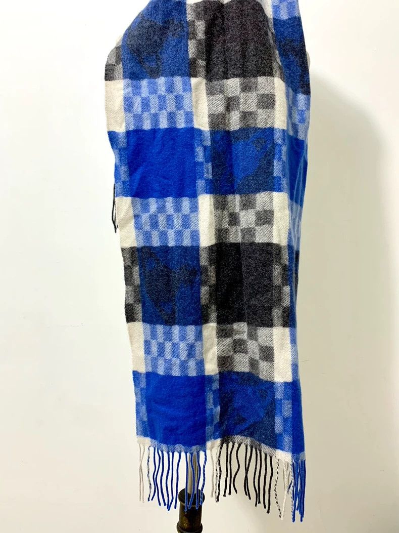 Vivienne Westwood Vivienne Westwood Blue-gray earthworm scarf Size ONE SIZE - 4 Thumbnail