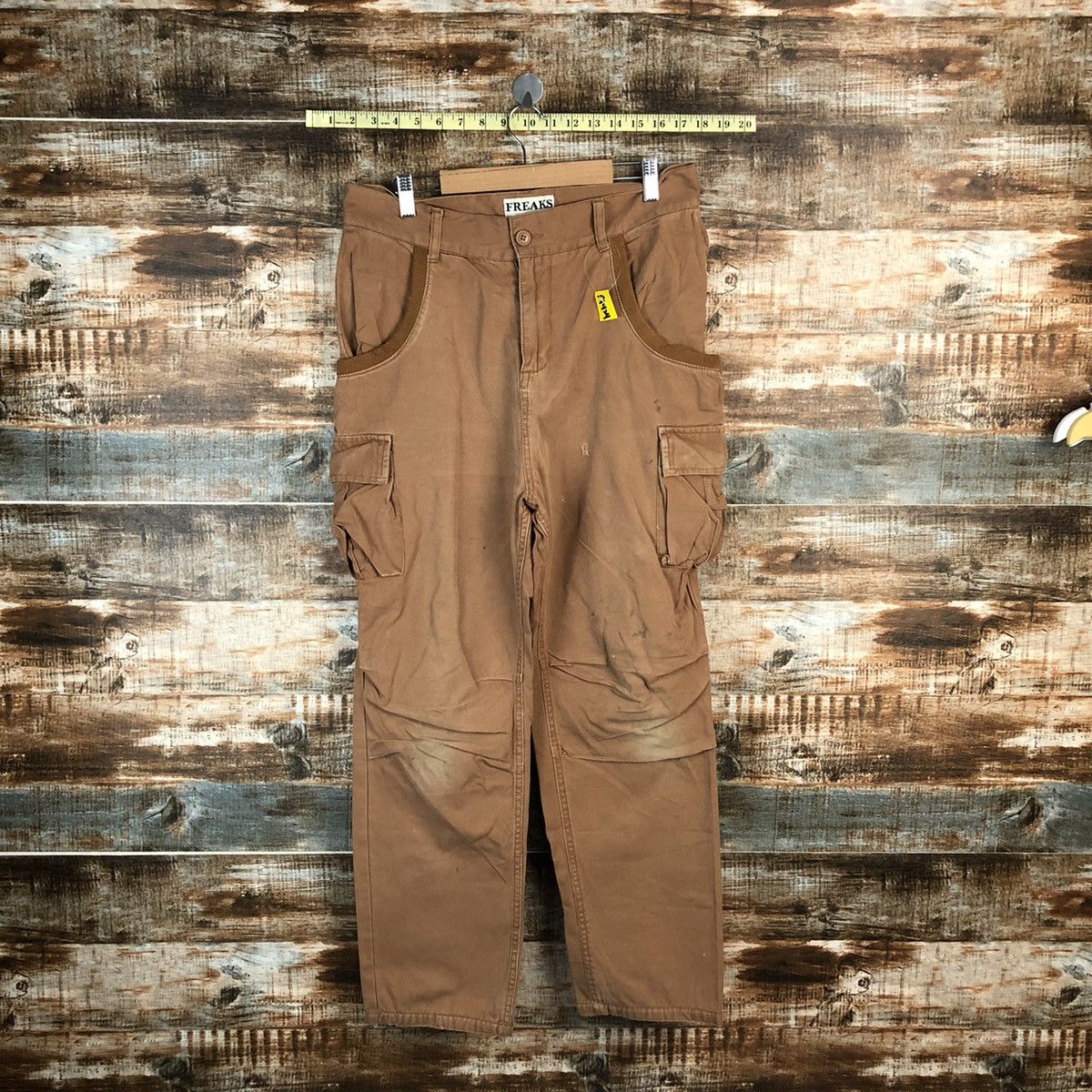 Japanese Brand Freaks Pink Cargo utility tactical Multipocket Pants #A1429 Size US 32 / EU 48 - 1 Thumbnail