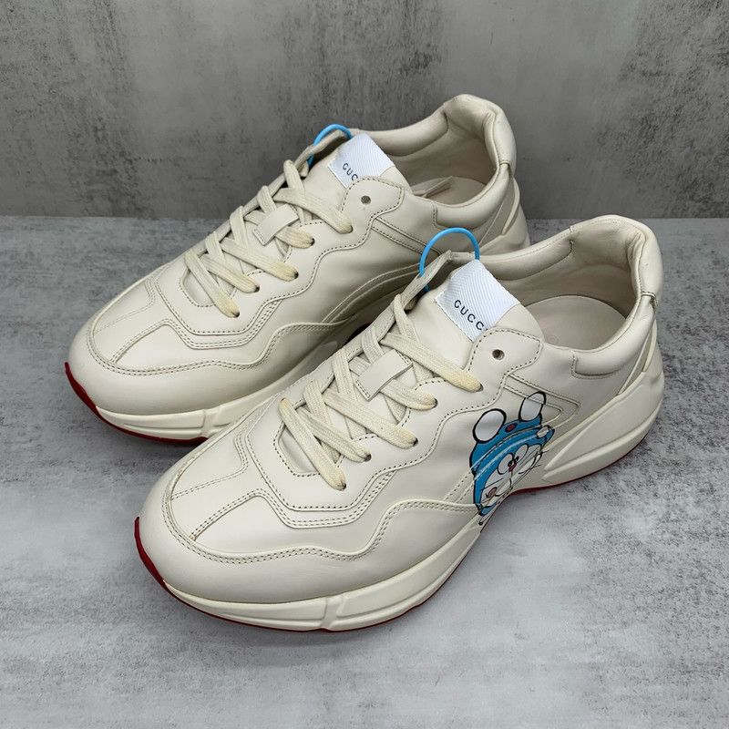 Gucci GUCCI Doraemon Rhyton Shoes for Men 0079 Size US 8 / EU 41 - 1 Thumbnail