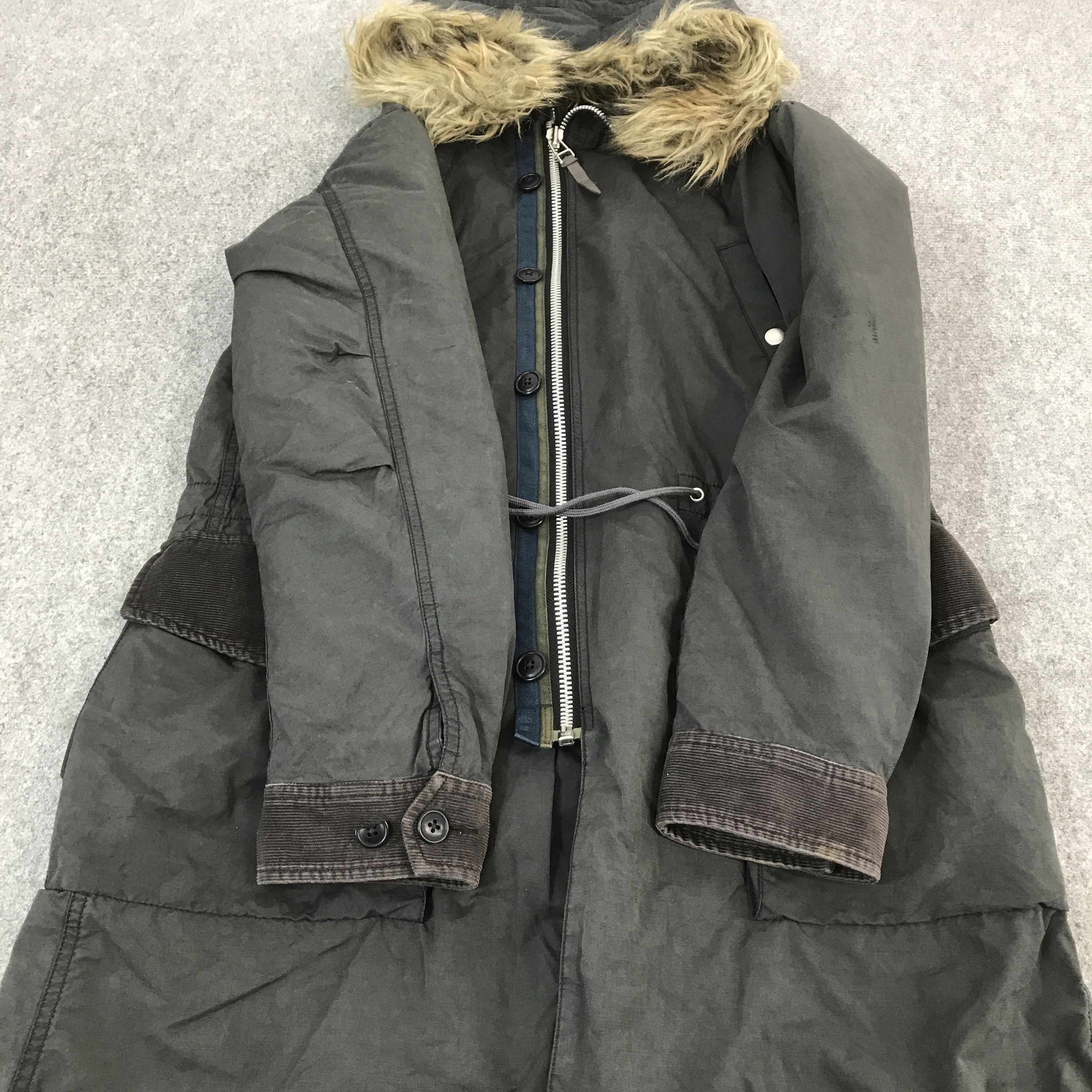 Undercover × Uniqlo UNDERCOVER X UNIQLO FUR HOODIES BLACK FADED STYLE JACKET Size US M / EU 48-50 / 2 - 8 Thumbnail