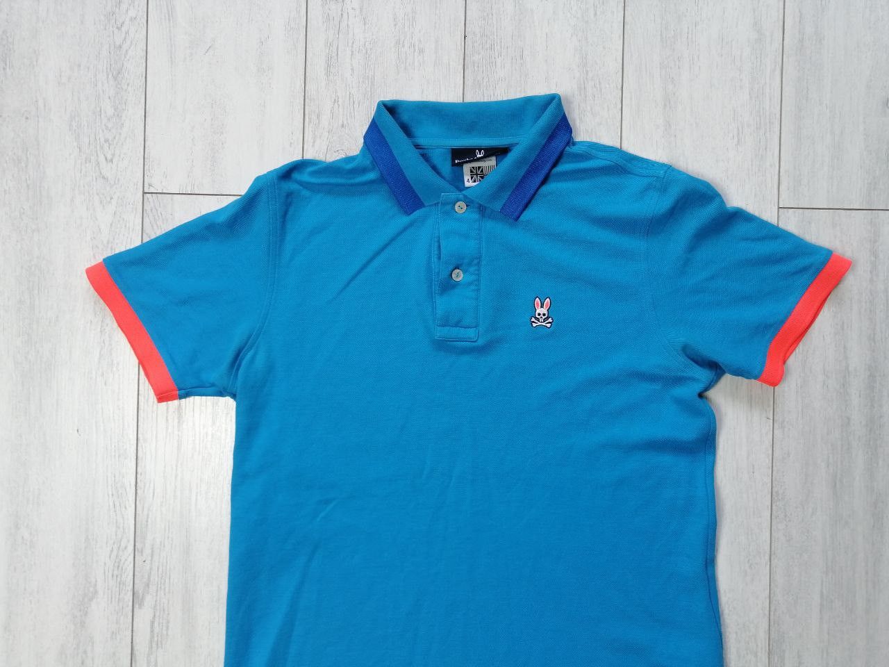 Psycho Bunny Psycho Bunny Hayfield Polo Electric Teal Size M Size US M / EU 48-50 / 2 - 2 Thumbnail