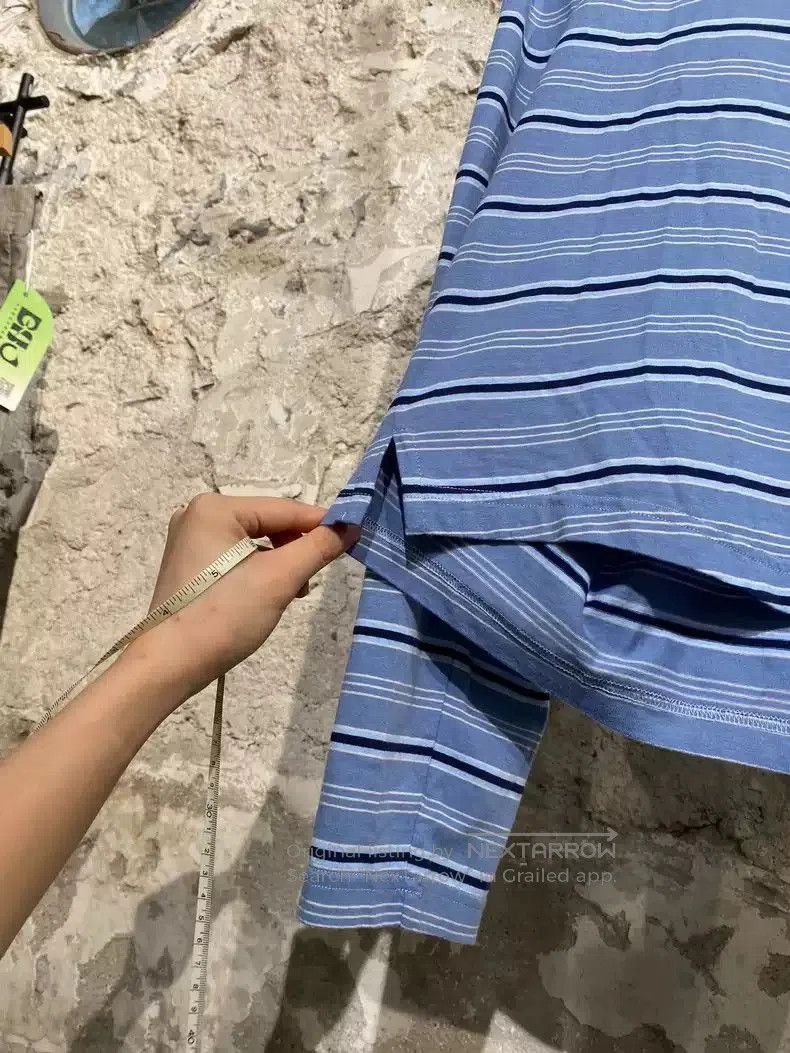 Martine Rose Martine rose blue and white striped long-sleeved T-shirt. Size US M / EU 48-50 / 2 - 8 Thumbnail