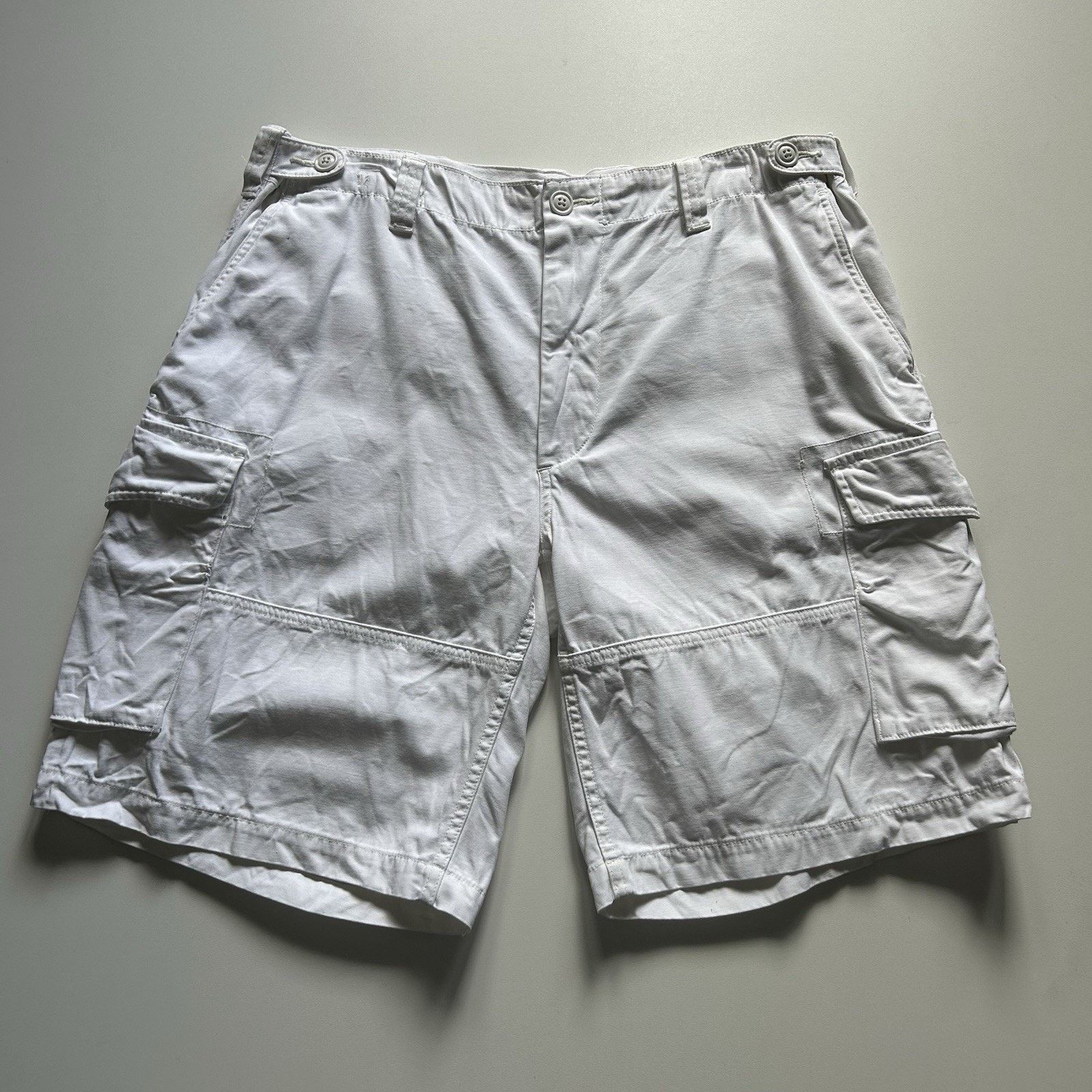 Polo Ralph Lauren Vintage Polo Ralph Lauren Cargo Khaki Shorts Size 38 White Size US 38 / EU 54 - 1 Thumbnail