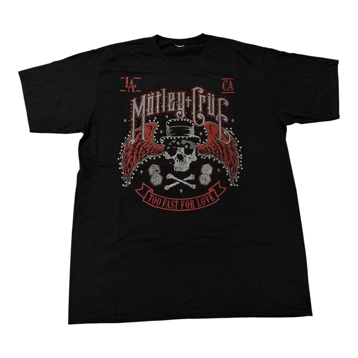 Vintage T shirt vintage motley crue custom swarovsky Size US XL / EU 56 / 4 - 3 Thumbnail