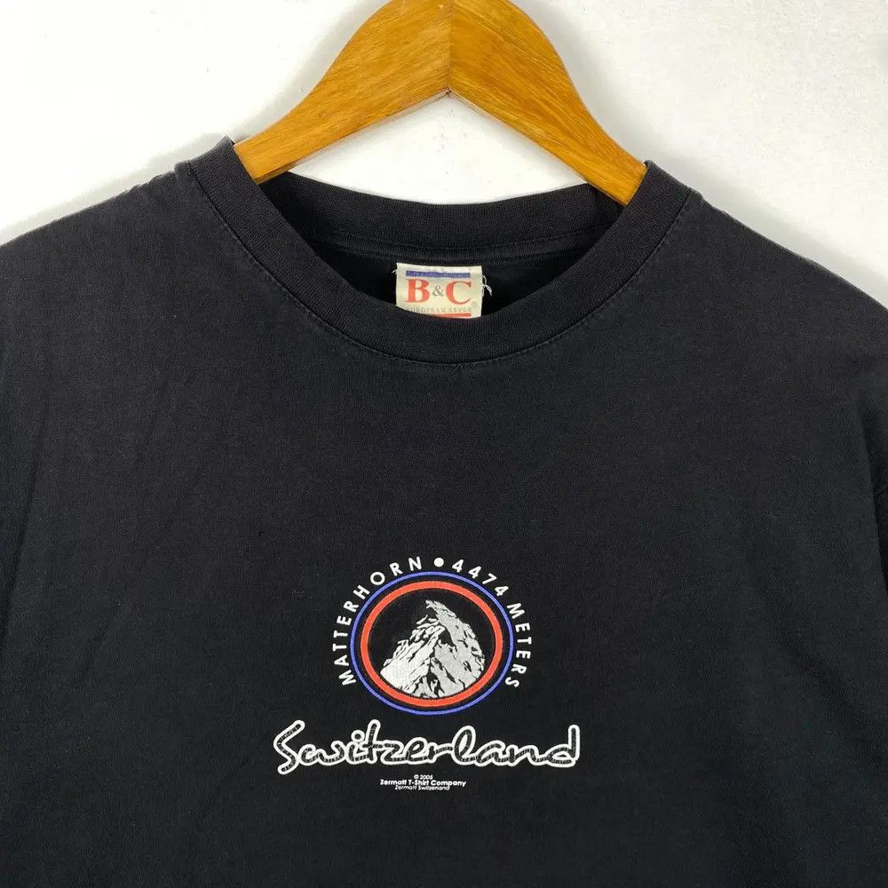Vintage Vintage 00's MATTERHORN 4474 METERS Switzerland Long Sleeve Size US M / EU 48-50 / 2 - 2 Thumbnail