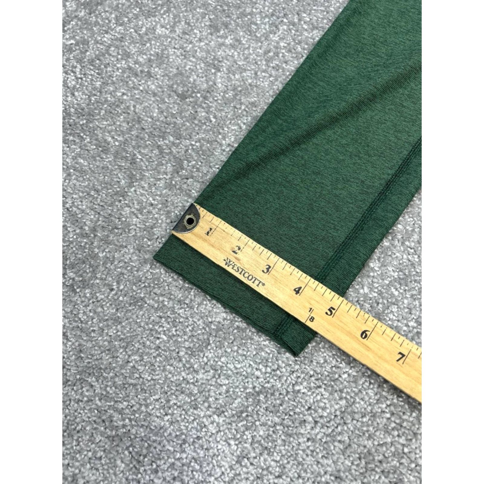 Outdoor Voices Outdoor Voices Leggings Womens Medium Green Cropped Stretch Mid Rise Training Size 32" / US 10 / IT 46 - 4 Thumbnail