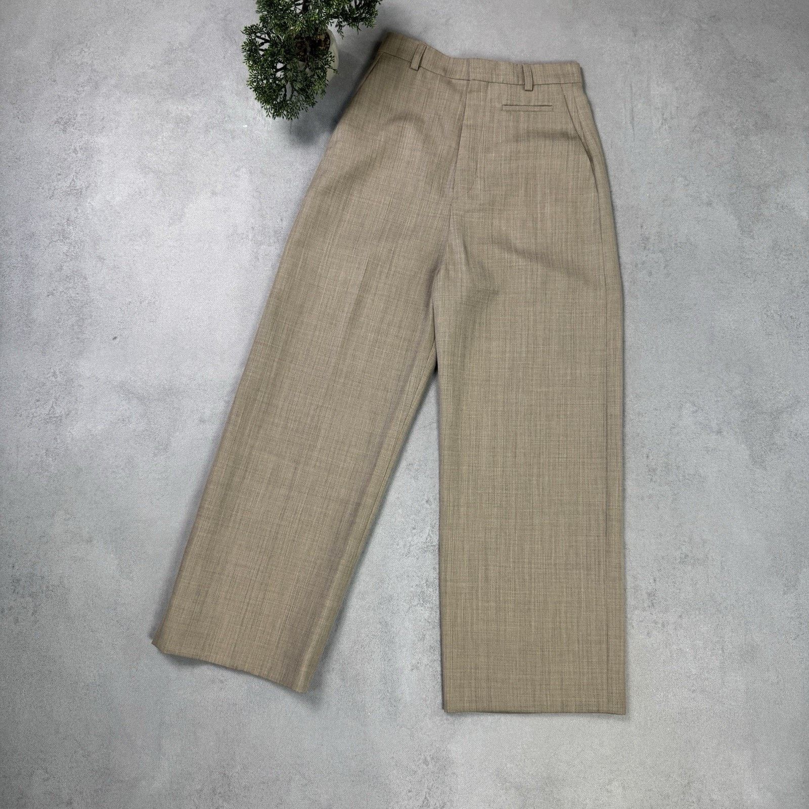 Jacquemus JACQUEMUS Le Coup De Soleil Beige Pants Size 36 Wool Size 26" / US 2 / IT 38 - 1 Thumbnail