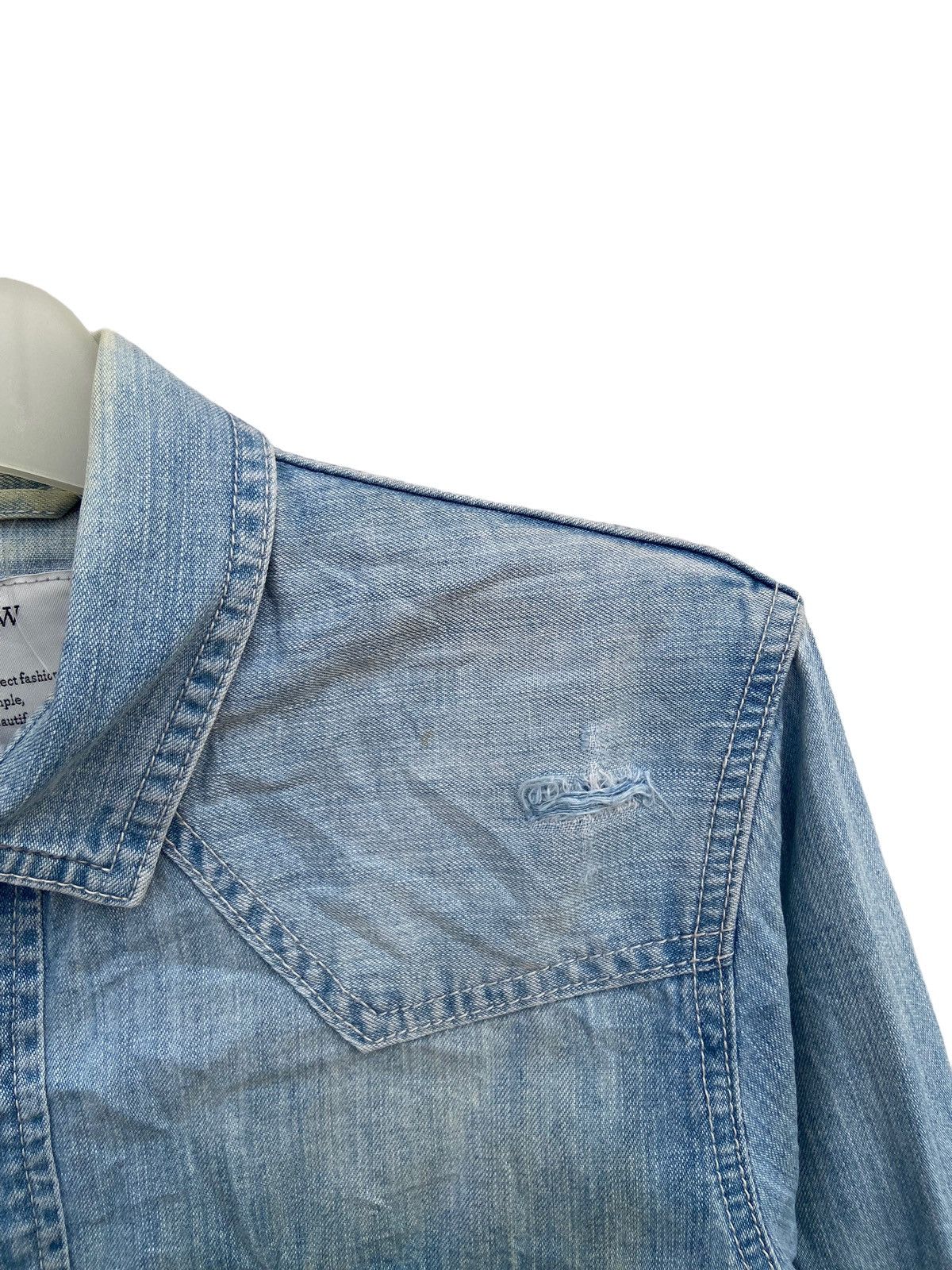 Japanese Brand Bayflow Distressed Patchwork Western Shirt Size US M / EU 48-50 / 2 - 5 Thumbnail