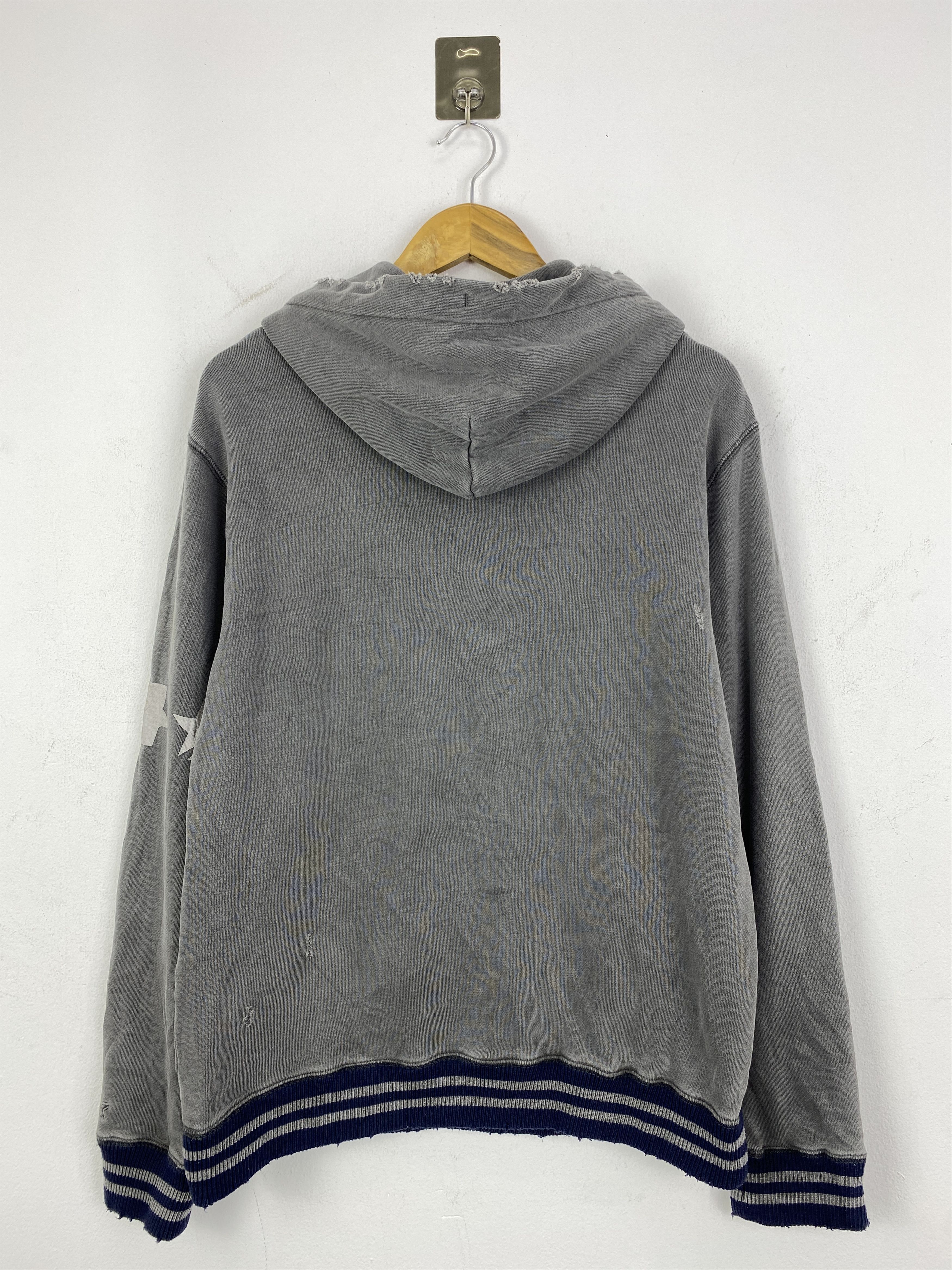Starter Vintage 90s Starter Faded Pullover Hoodie SH0224 Size US L / EU 52-54 / 3 - 3 Thumbnail