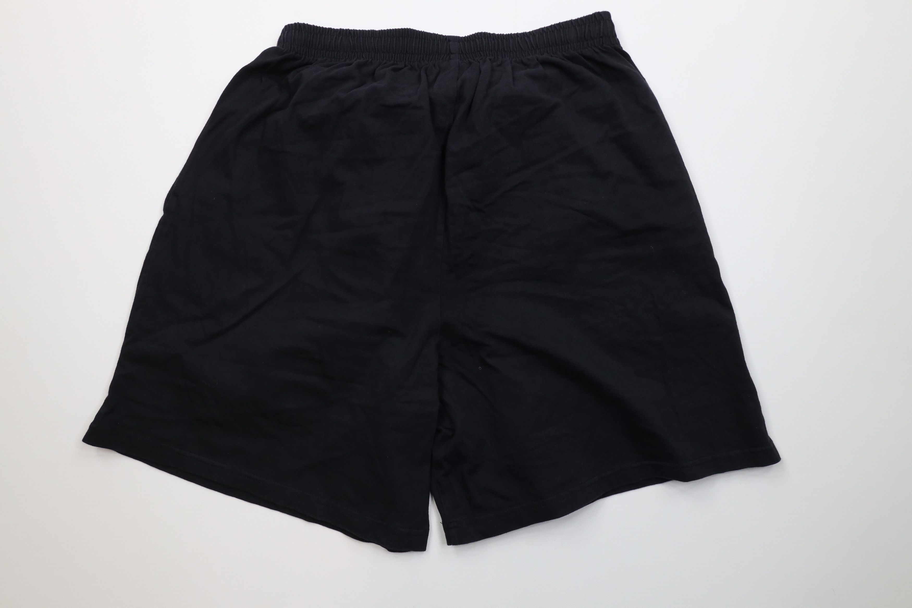 Vintage Vintage 90s Y2K Streetwear Cotton Above Knee Shorts Black Size US 36 / EU 52 - 9 Thumbnail