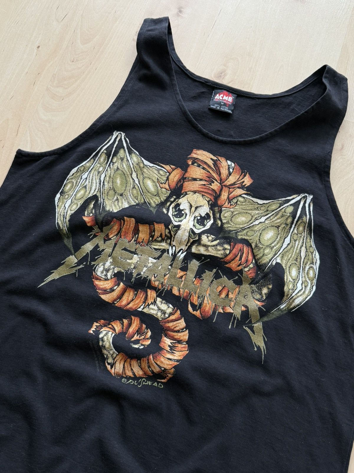 Metallica 1992 Metallica acme licensed sleeveless tank top tour tshirt Size US M / EU 48-50 / 2 - 5 Thumbnail