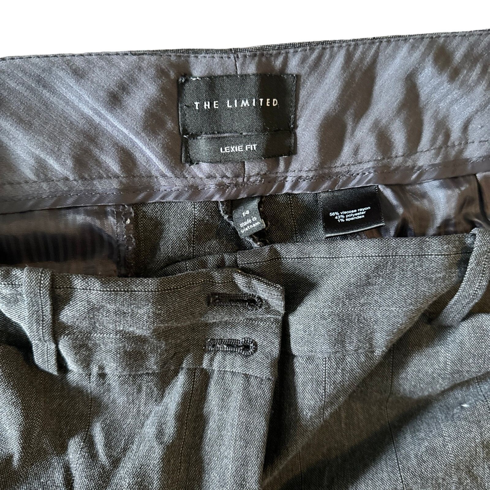 Other The Limited - Lexie Fit Slacks - Size 14 - Gray - GUC Size 36" / US 14 / IT 50 - 2 Thumbnail
