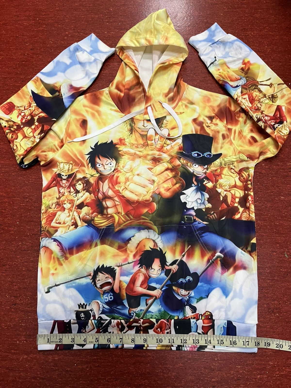 Anime ONE PIECE AOP PULLOVER HODDIE x ANIME JAPAN Size US M / EU 48-50 / 2 - 7 Thumbnail