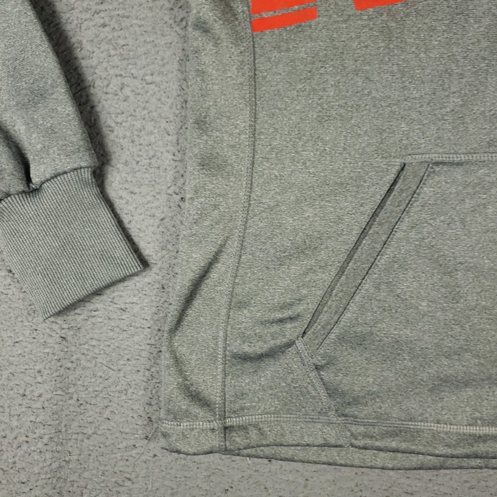 Nike Nike Sweatshirt Womens Medium Gray Therma-Fit Pullover Hoodie Sweatshirt Hoodie Size M / US 6-8 / IT 42-44 - 4 Thumbnail
