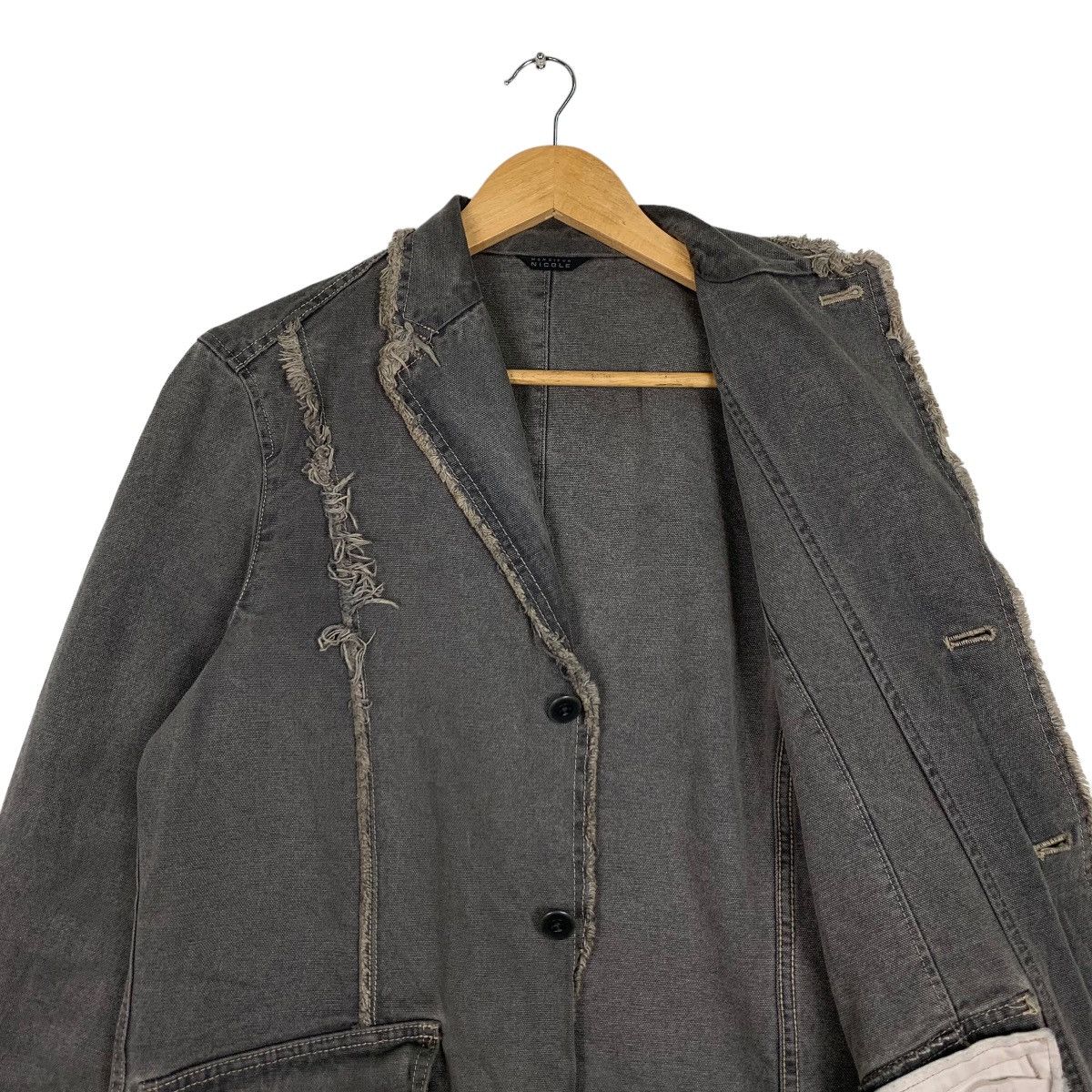 Monsieur Lacenaire MONSIEUR NICOLE Deconstructed Jacket Casual Jacket #1019-C46 Size US S / EU 44-46 / 1 - 10 Thumbnail