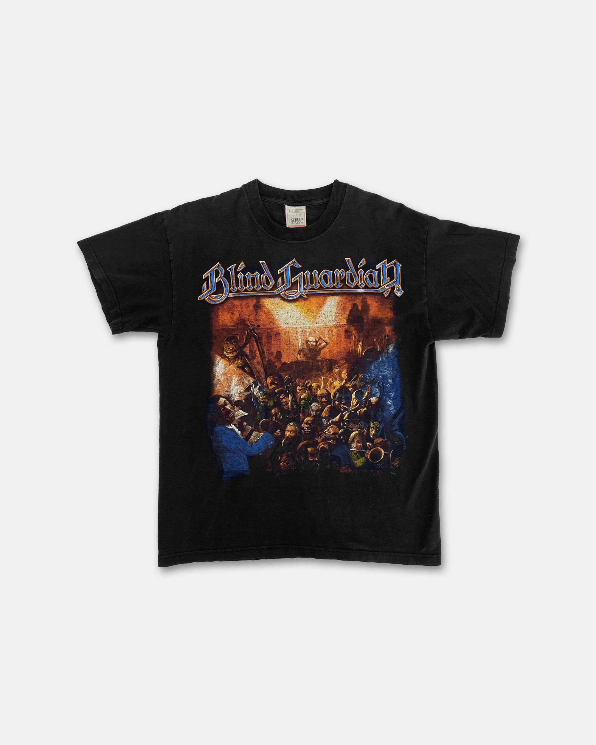 Vintage 2002 Blind Guardian Band Tour T-Shirt Size US L / EU 52-54 / 3 - 1 Thumbnail