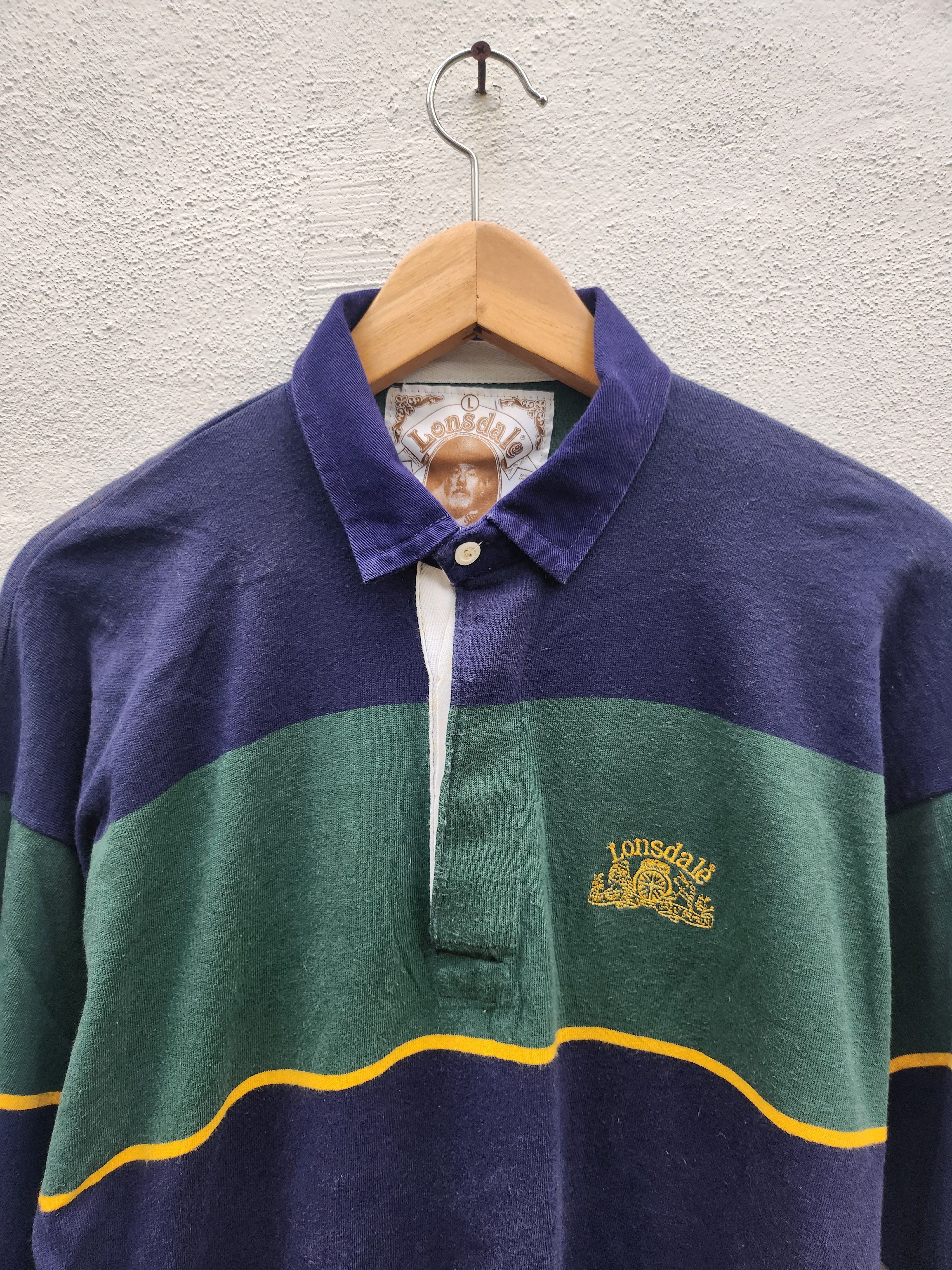 Lonsdale × Seditionaries 💥Lonsdale Rugby Stripes Mod Style Size US L / EU 52-54 / 3 - 3 Thumbnail